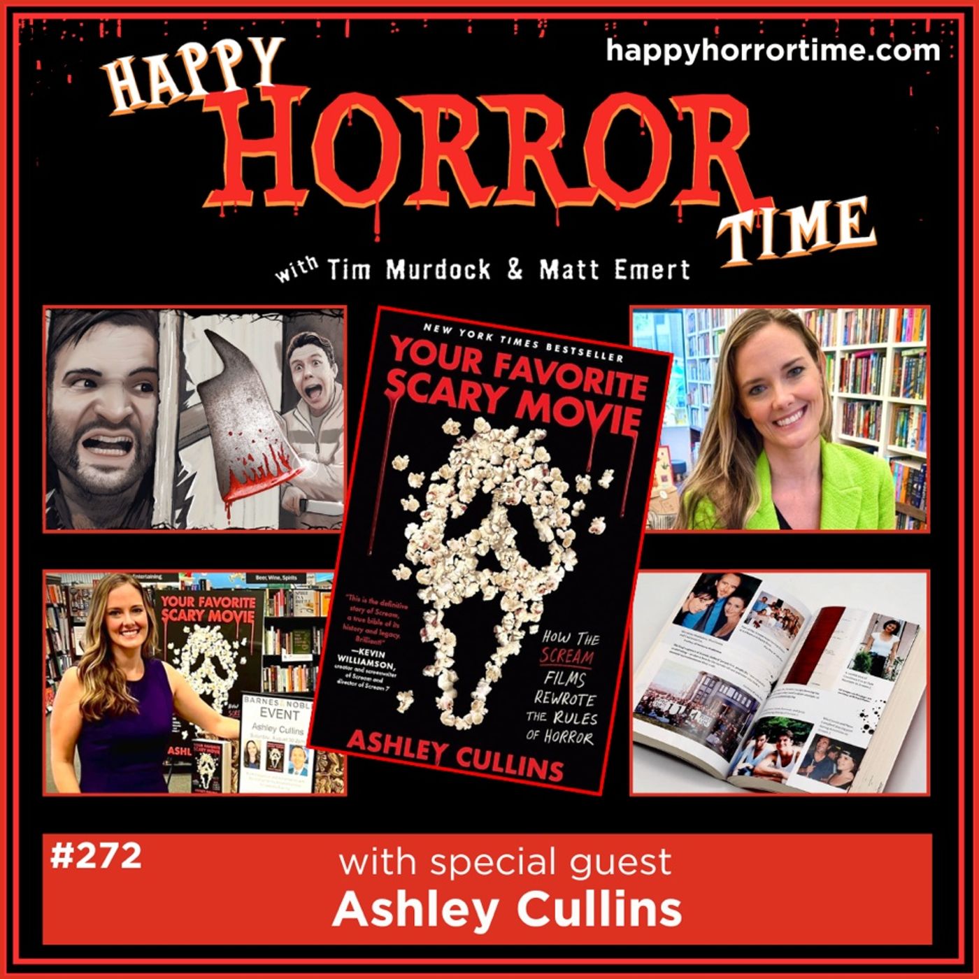 Ep 272: Interview w/Ashley Cullins, Author of “Your Favorite Scary Movie”