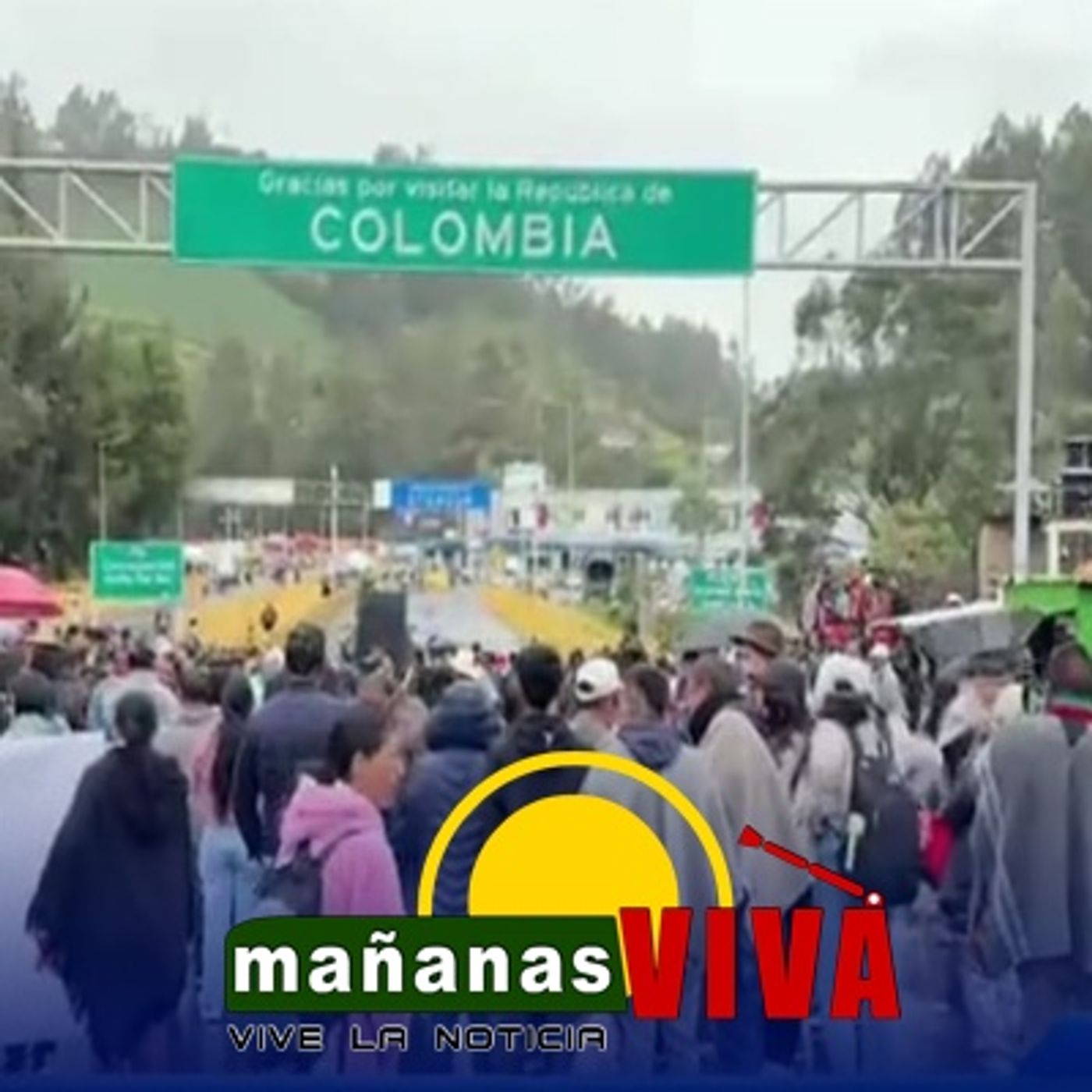 Cierre del puente internacional de Rumichaca por comunidades Pastos y Quillacingas