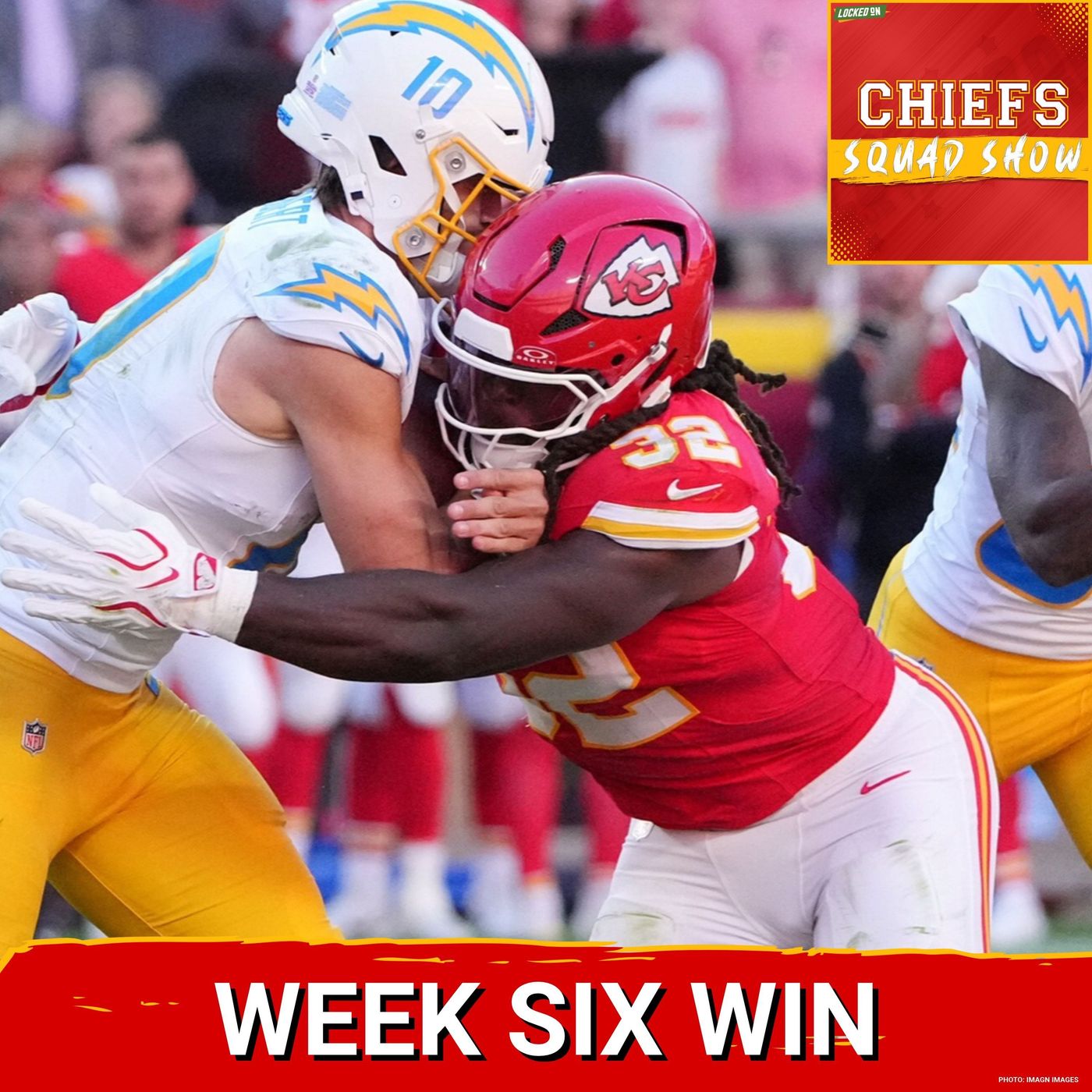 CHIEFS SQUAD SHOW: Kansas City Chiefs SMOTHER Lowly Chargers to STAY UNBEATEN! Week 6 POSTGAME SHOW episode artwork