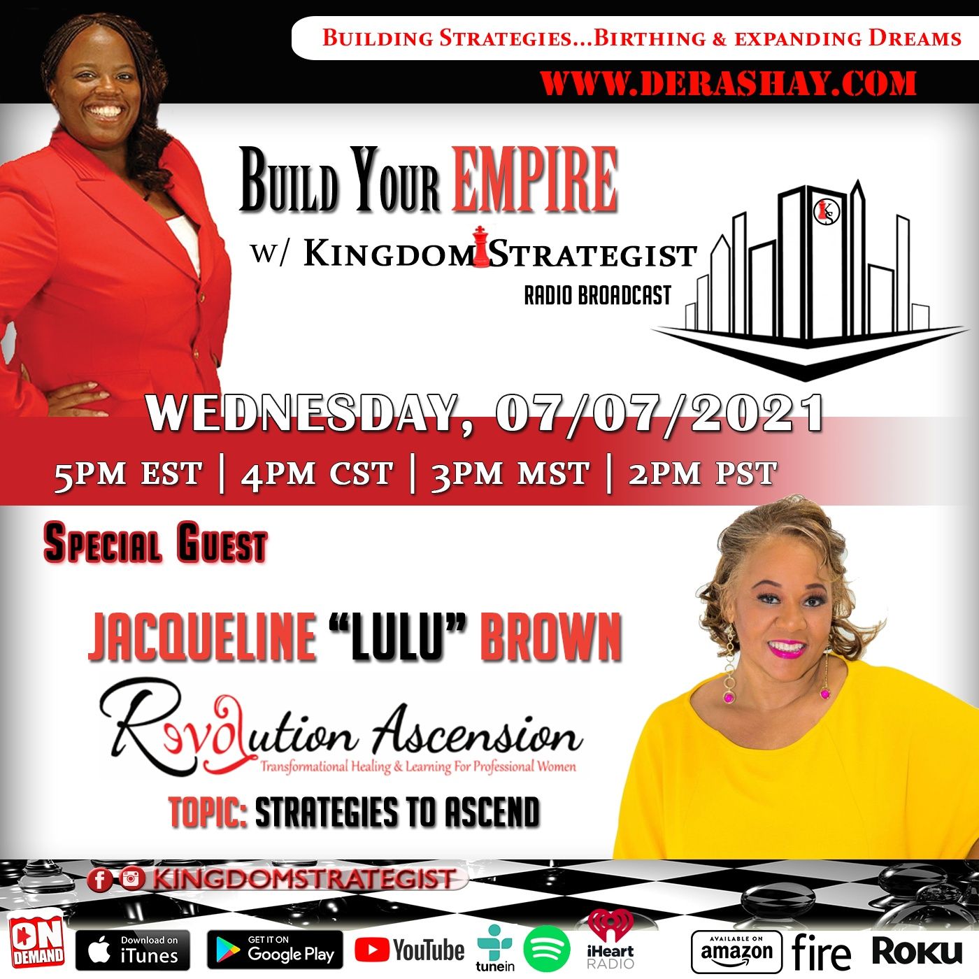 Build Your Empire With The Kingdom Strategist with Special Guest Jacquline "LuLu" Brown