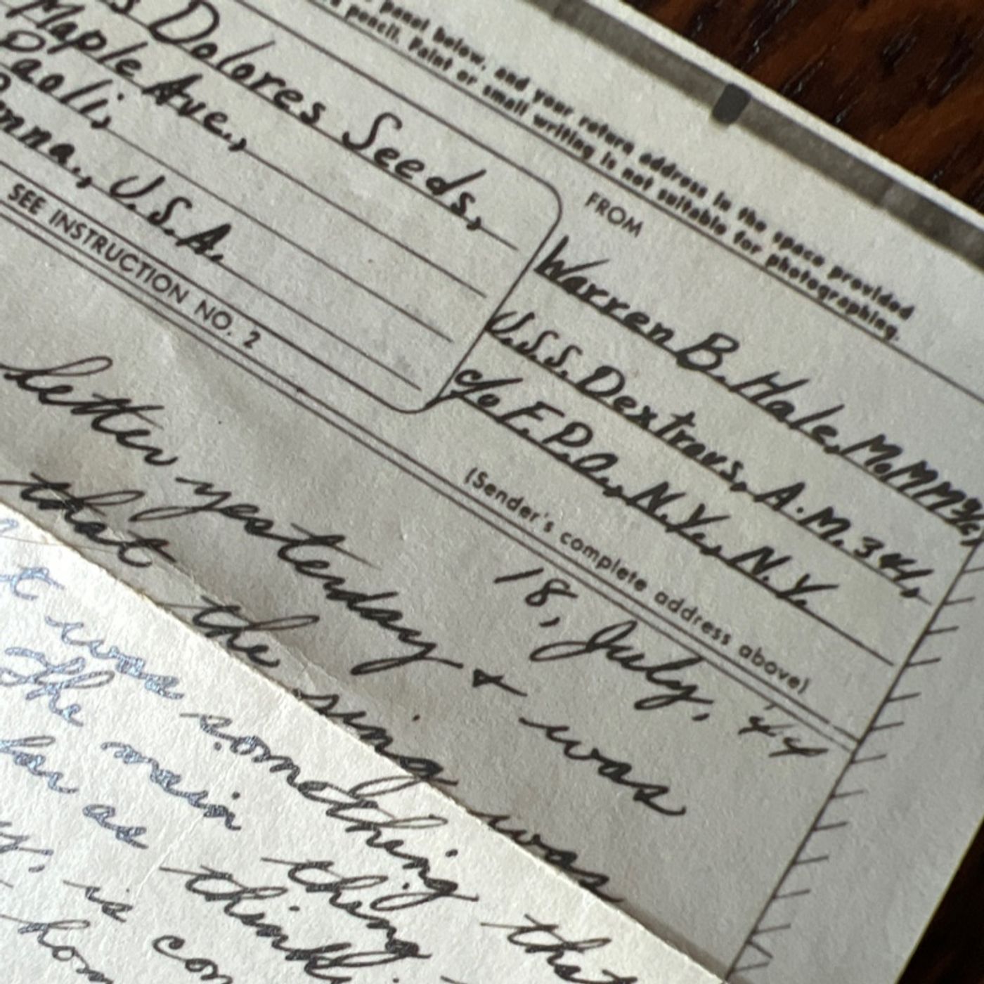 War and Family: Letters Home