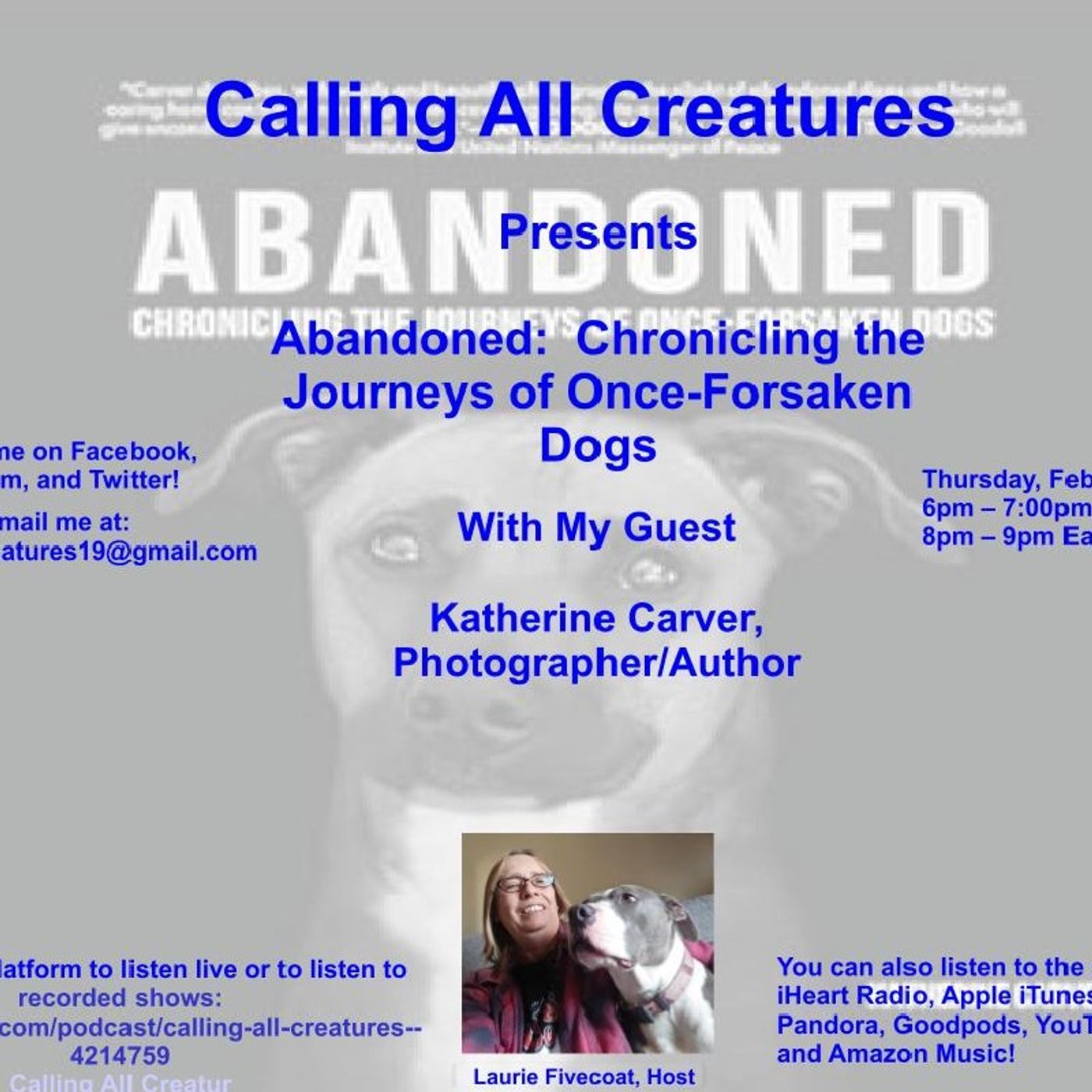 Calling All Creatures Presents Abandoned: Chronicling the Journeys of Once-Forsaken Dogs