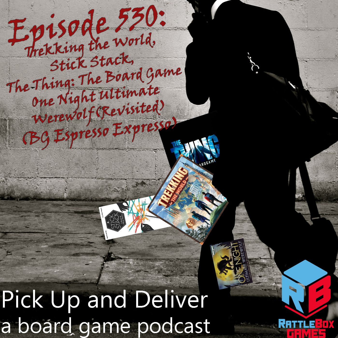 Trekking the World, Stick Stack, The Thing: The Board Game, revisiting One Night Ultimate Werewolf