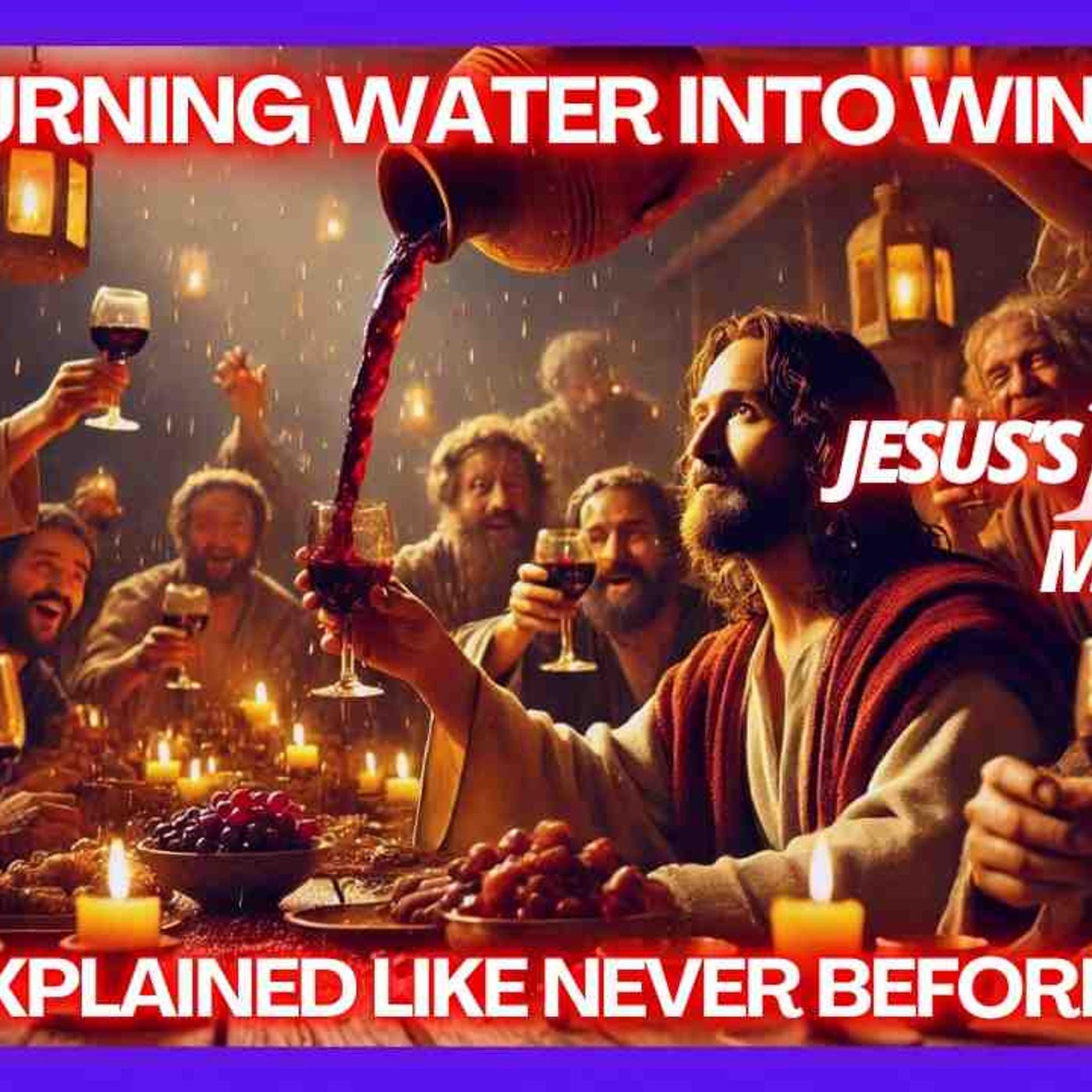 WATER Into WINE_ Jesus_s Amazing FIRST Miracle Explained