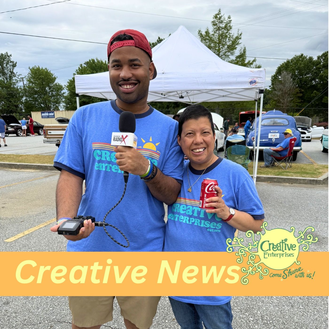 Creative News LIVE with Dante and Connie — Business RadioX ® Network cover