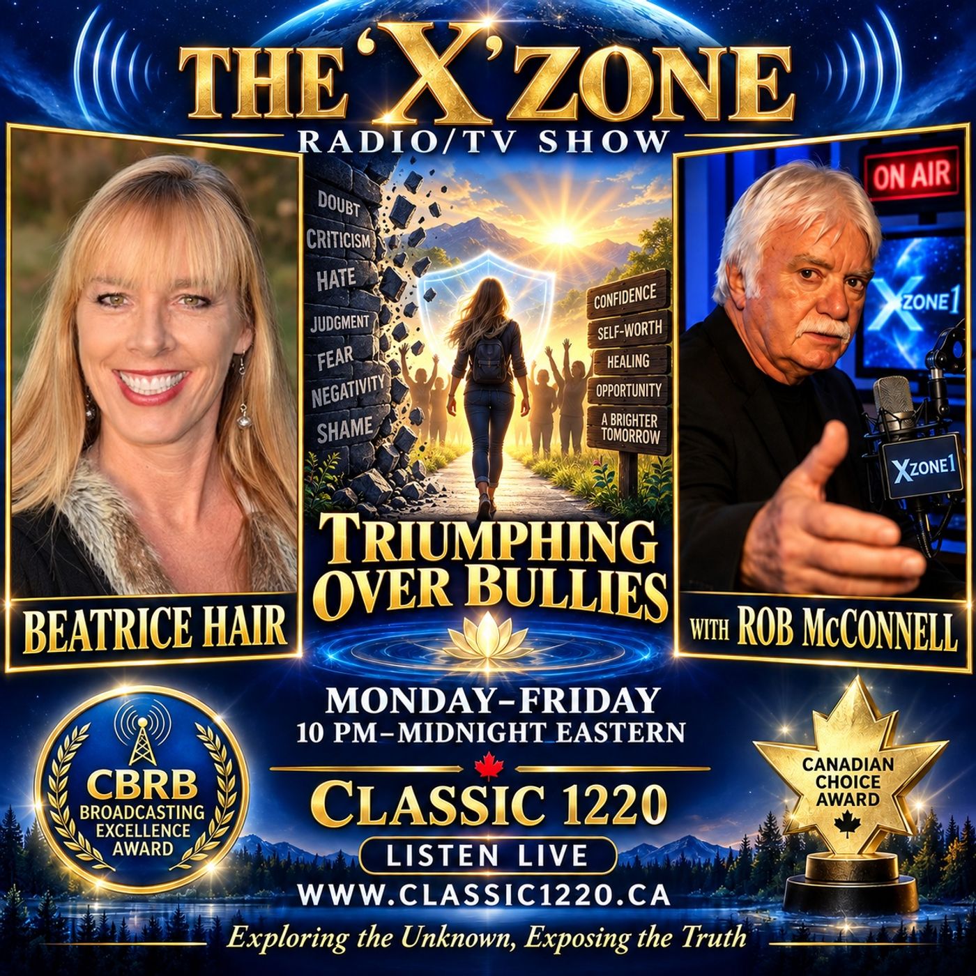 Rob McConnell Interviews - BEATRICE HAIR - Triumphing Over Bullies