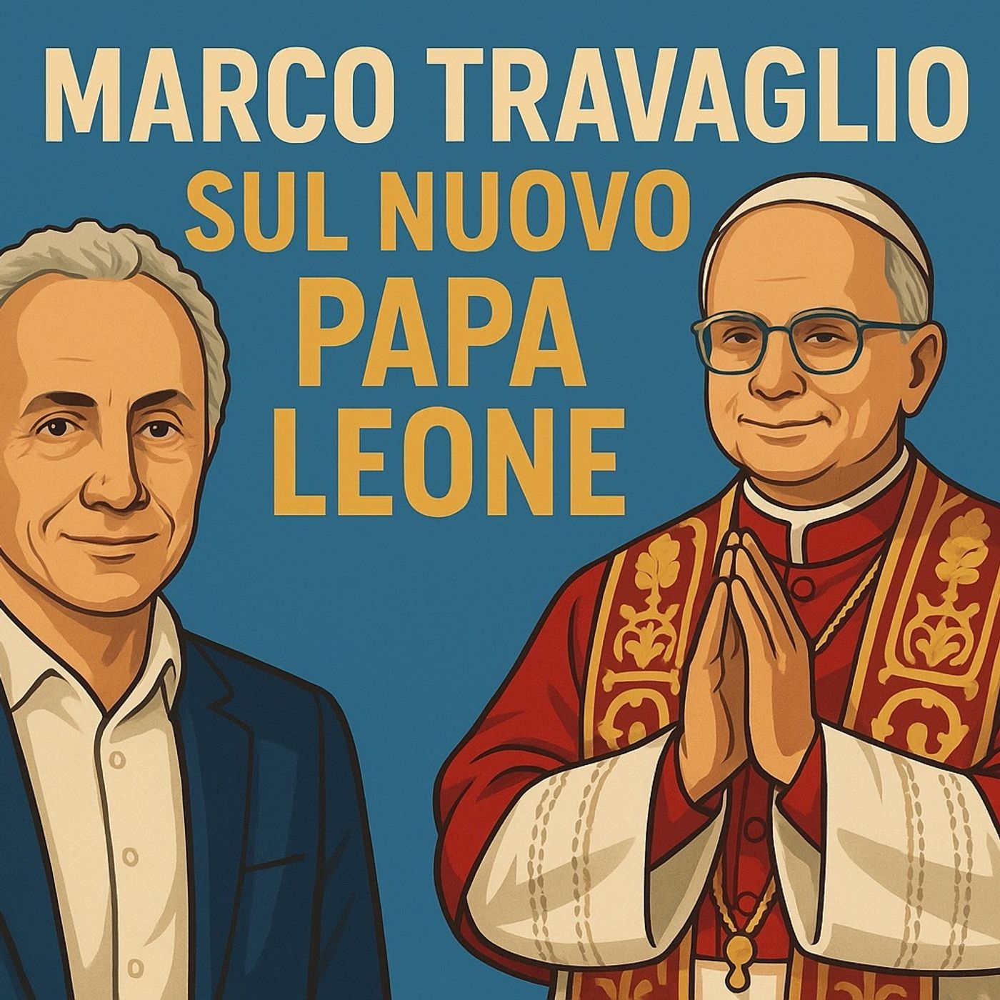 Marco Travaglio sul Nuovo Papa Leone a Otto e Mezzo del 8 maggio 2025 Commento Radio Puggini episode artwork