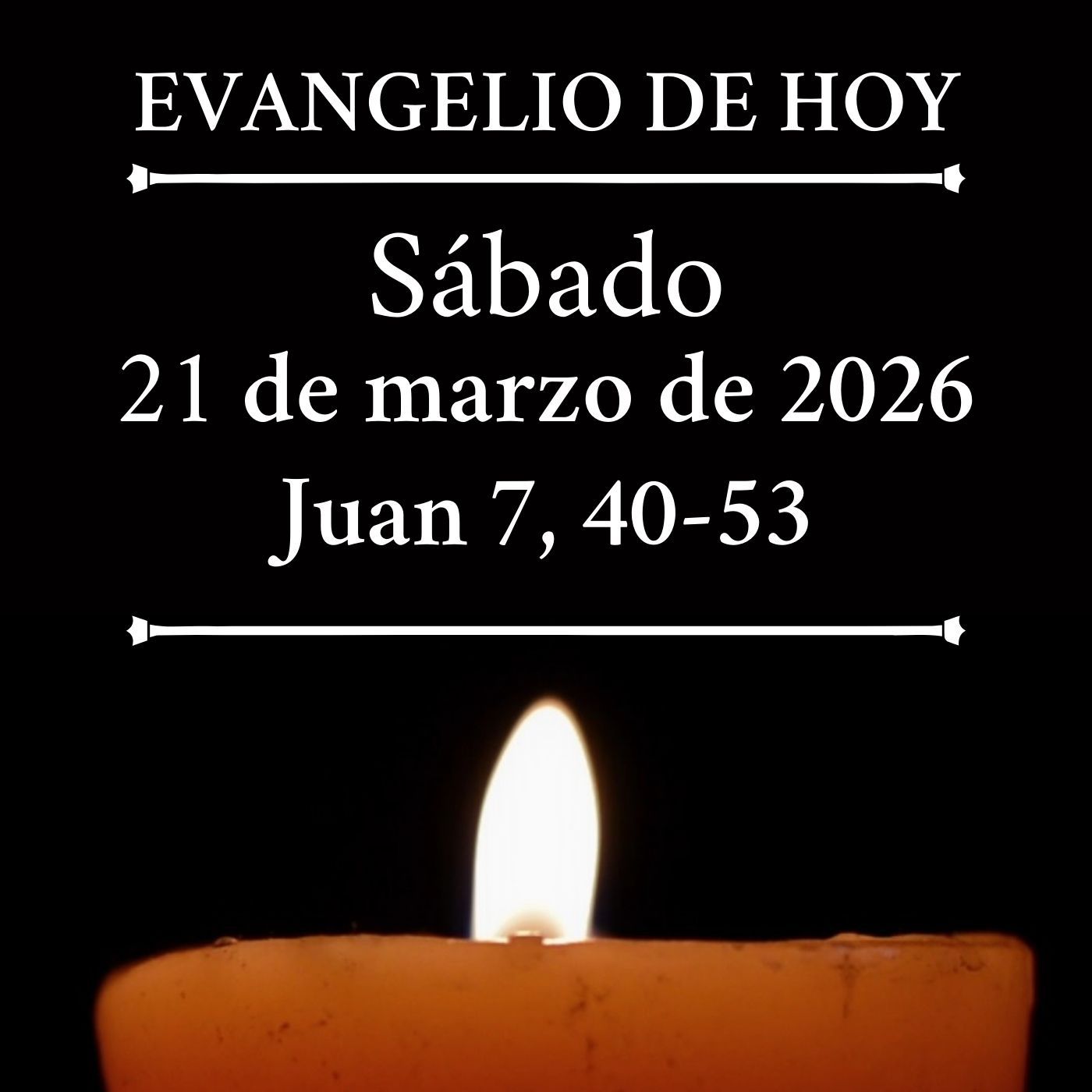 Evangelio del sábado 21 marzo de 2026 - «Este es de verdad el profeta» episode artwork
