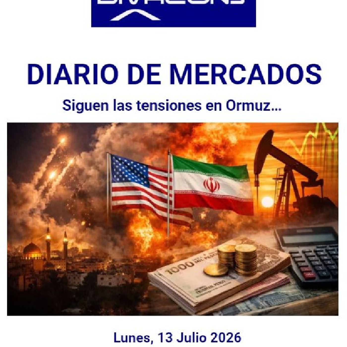 PODCAST en abierto DIARIO DE MERCADOS Lunes 13 Julio 2026