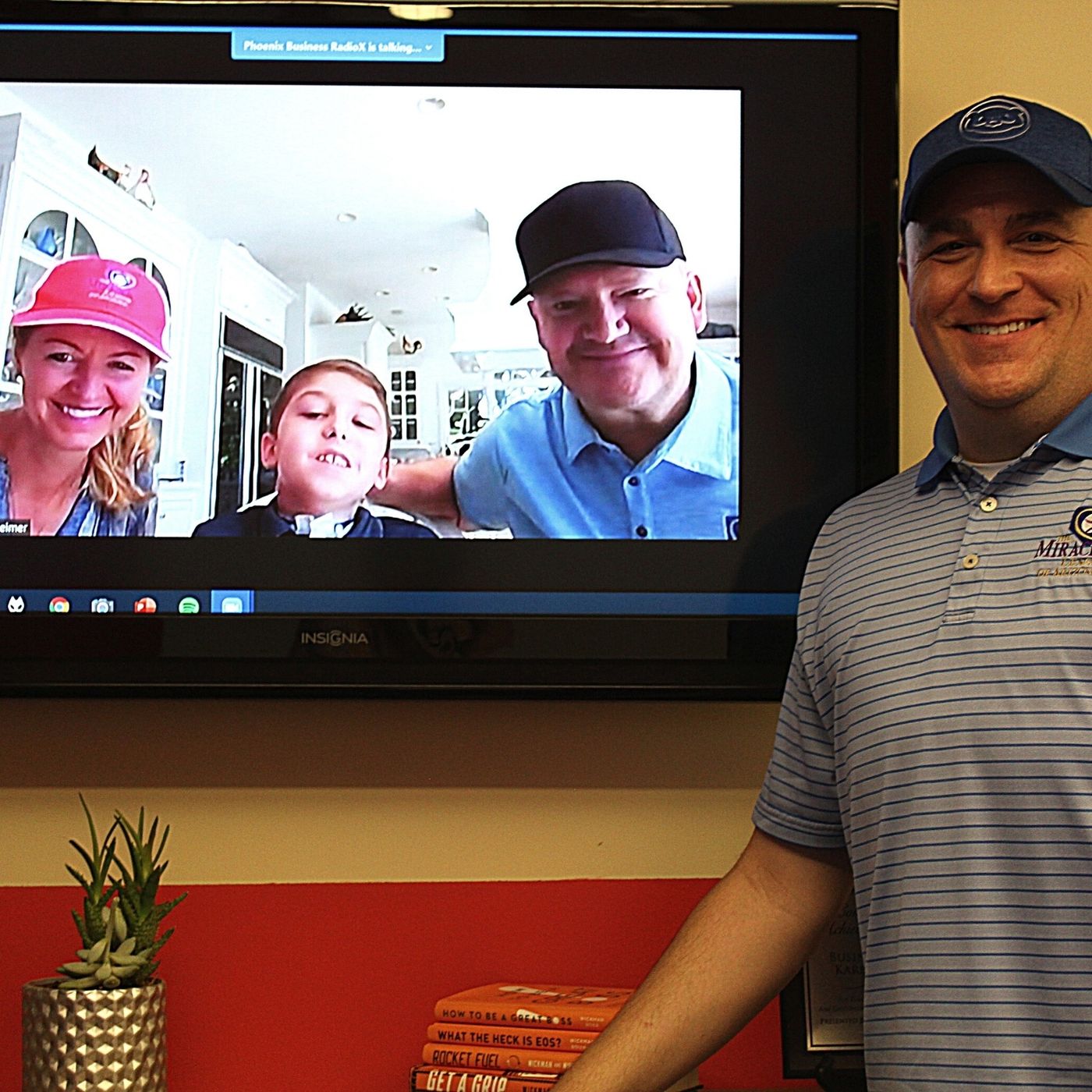 Steve Olson with Miracle League of Arizona episode artwork
