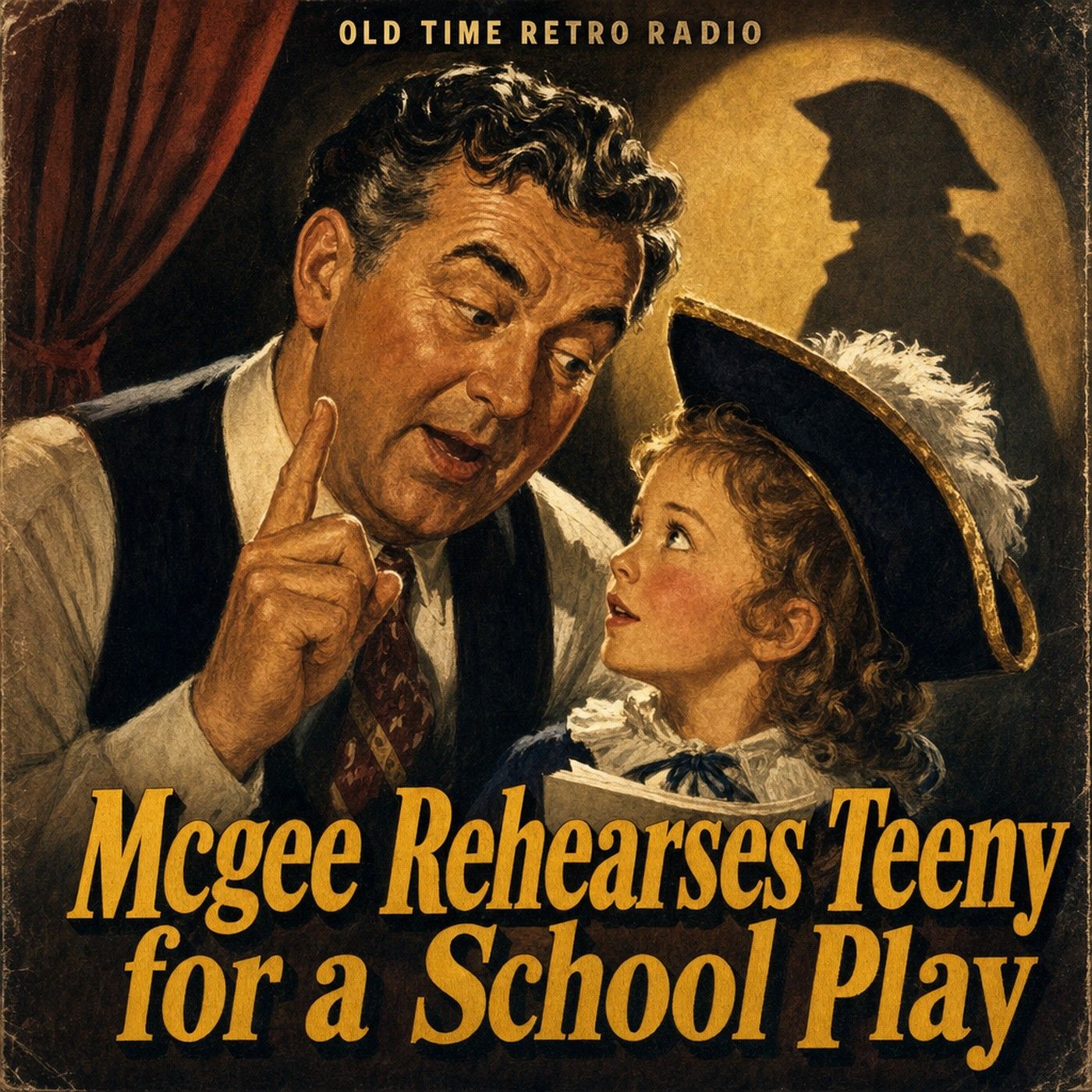 Fibber McGee and Molly - "Mcgee Rehearses Teeny for a School Play" (Old Time Radio, 1955)