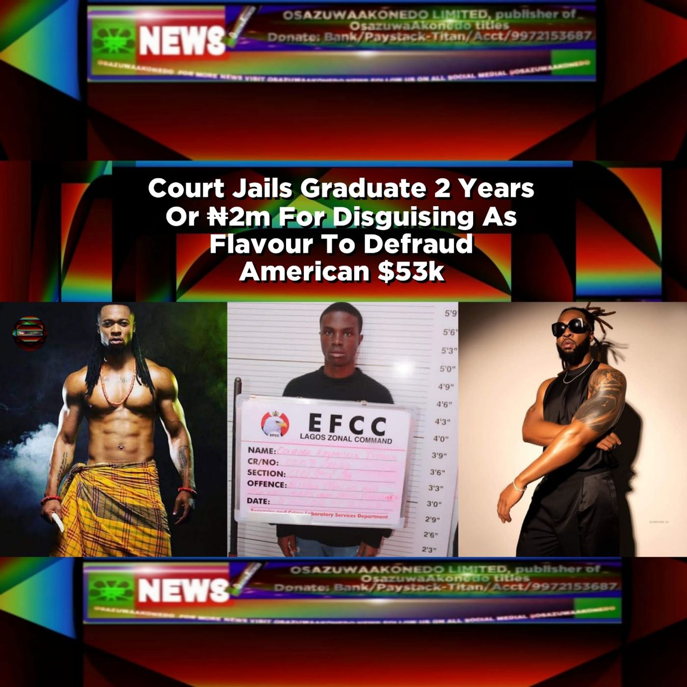 Court Jails Graduate 2 Years Or ₦2m For Disguising As Flavour To Defraud American $53k ~ OsazuwaAkonedo episode artwork