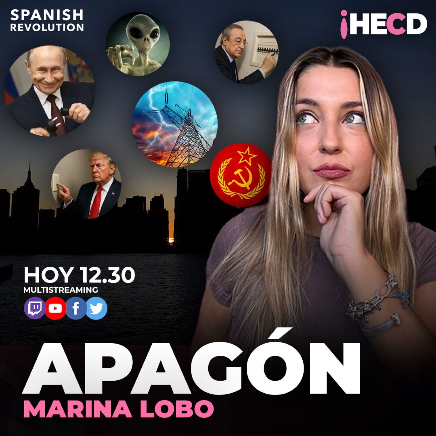 HECD! 544 Marina Lobo - Martes: EL APAGONNNNNNNN - Acceso anticipado