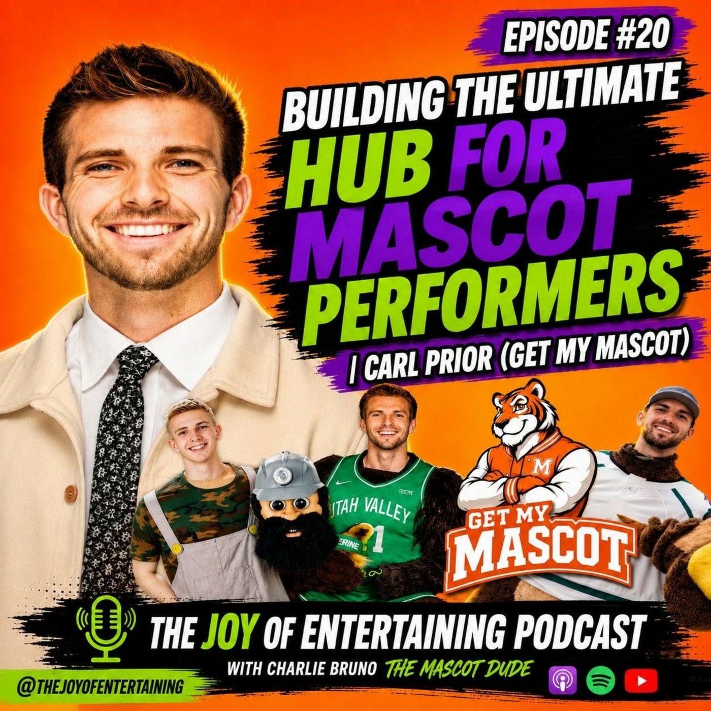 Building the Ultimate Hub for Mascot Performers | Carl Prior (Get My Mascot) episode artwork
