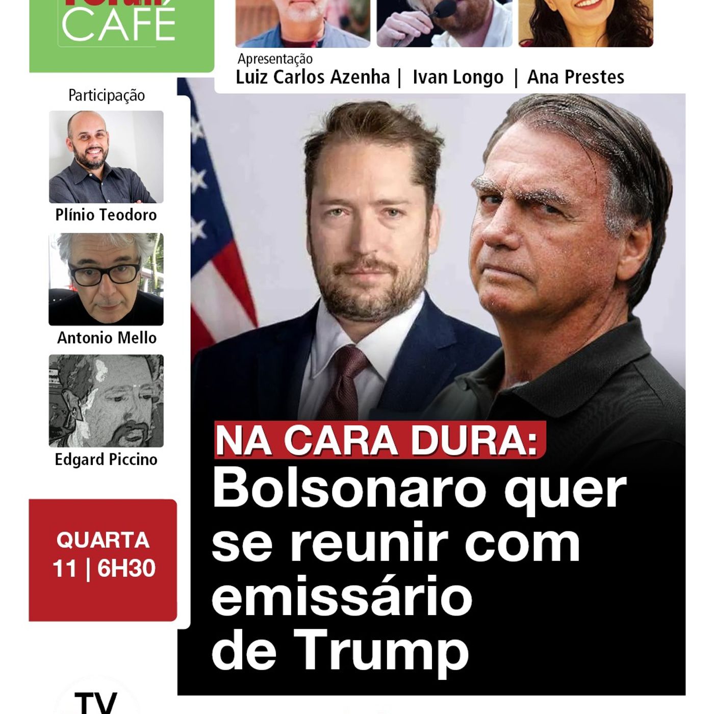 Bolsonaro tem a cara de pau de pedir a Moraes para receber visita de um representante de Trump