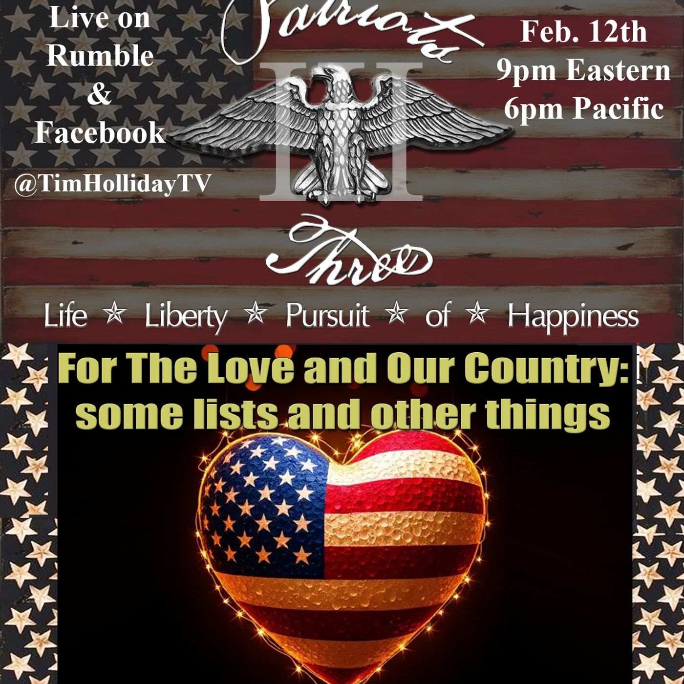 2-12-2026 For The Love and Our Country episode artwork