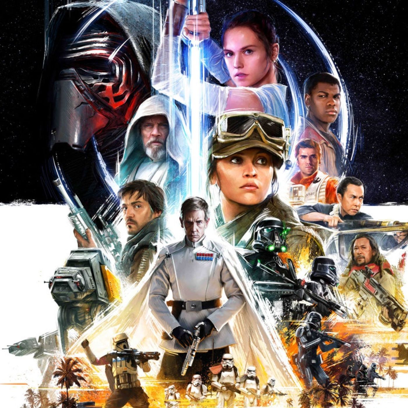NHC: January 15, 2017 - "The Force Awakens" vs. "Rogue One" episode artwork