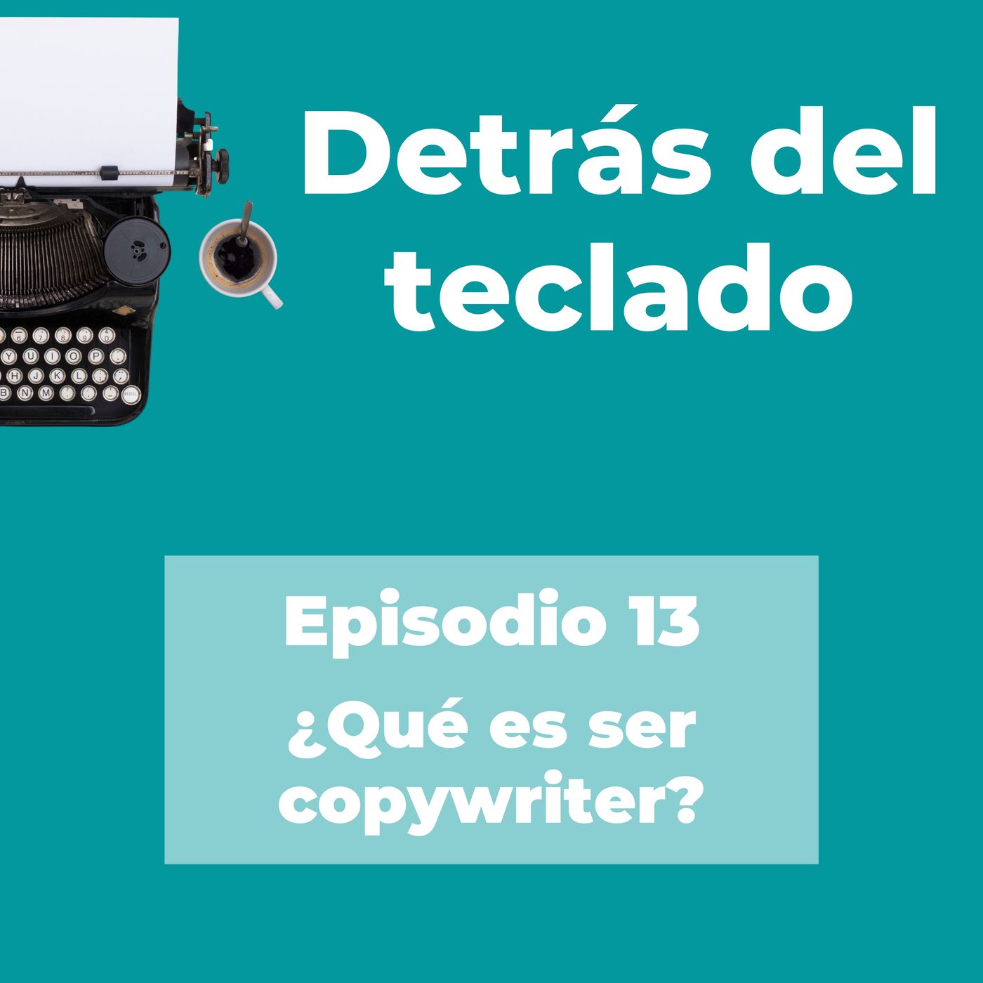 Detrás del teclado