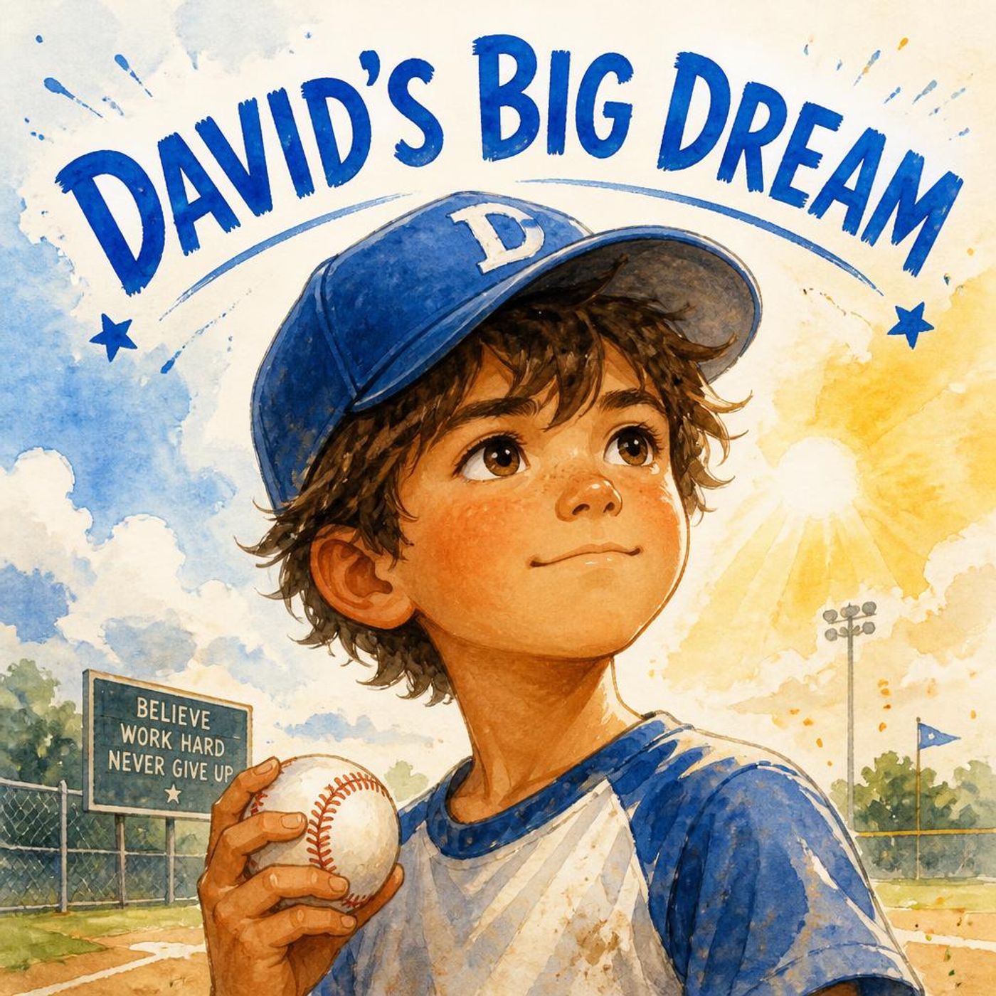 【História Original】O Pequeno David contra a Triste Notícia e o Ídolo do Beisebol