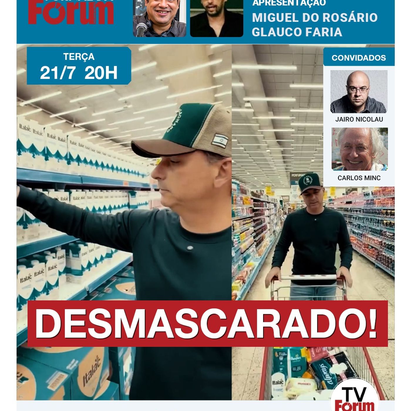 Internautas desmascaram mentiras de Flavio Bolsonaro | Eduardo critica Michele: "imatura" episode artwork