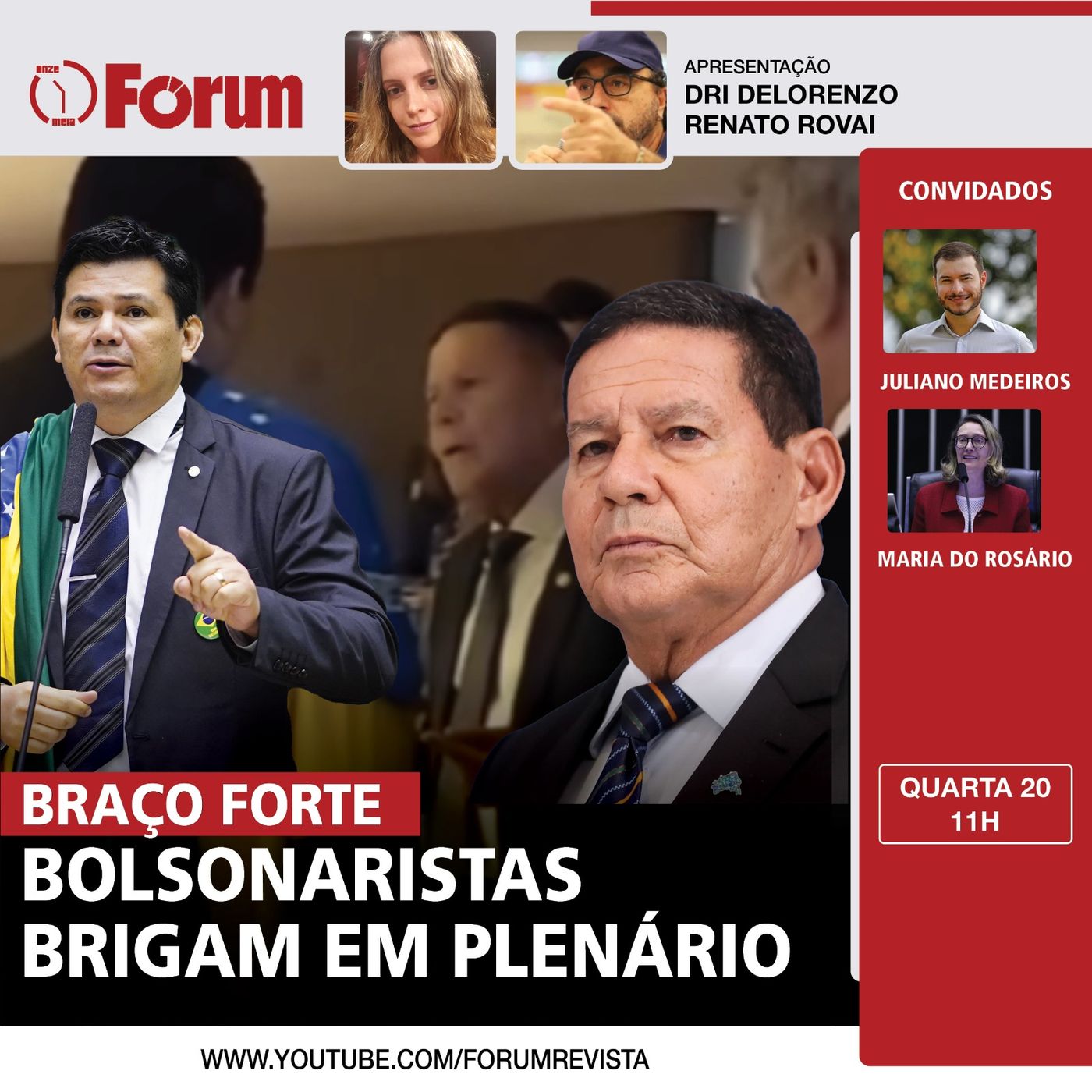 A treta entre bolsonaristas em plenário da Câmara | Lula aprovado por 54% | Trump inelegível episode artwork