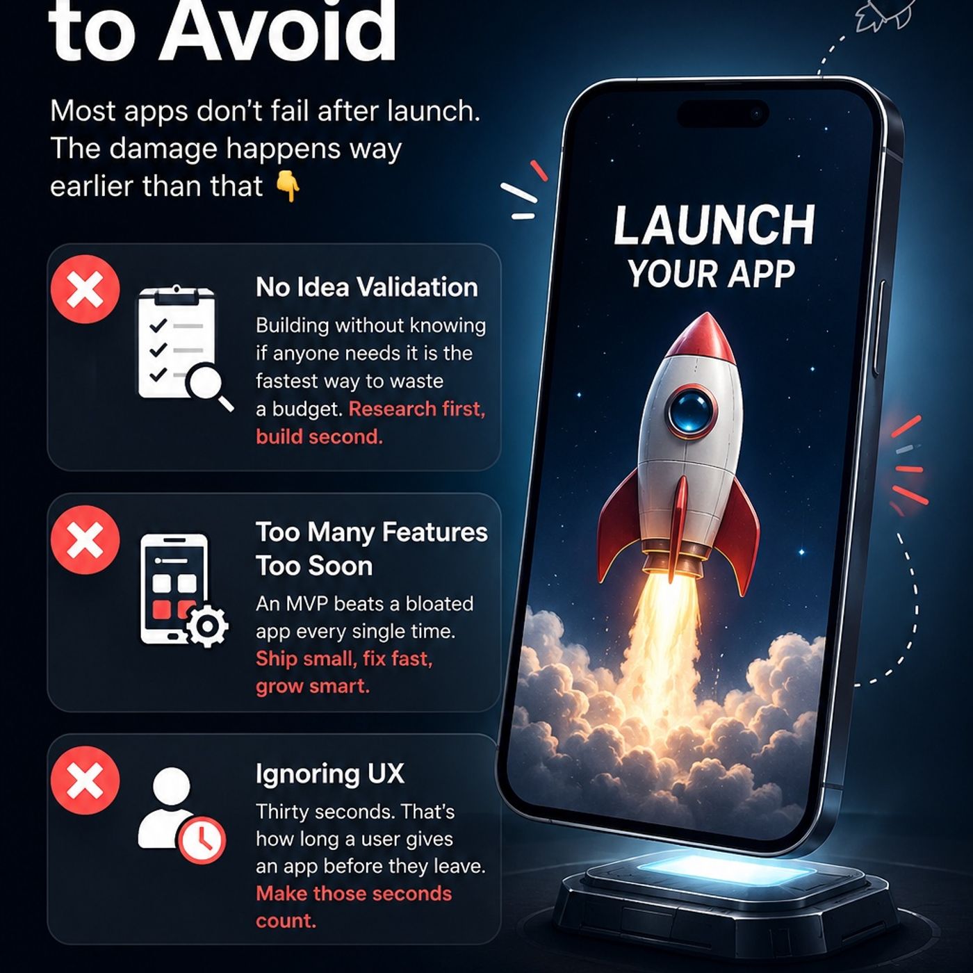 3 Mobile App Launch Mistakes to Avoid