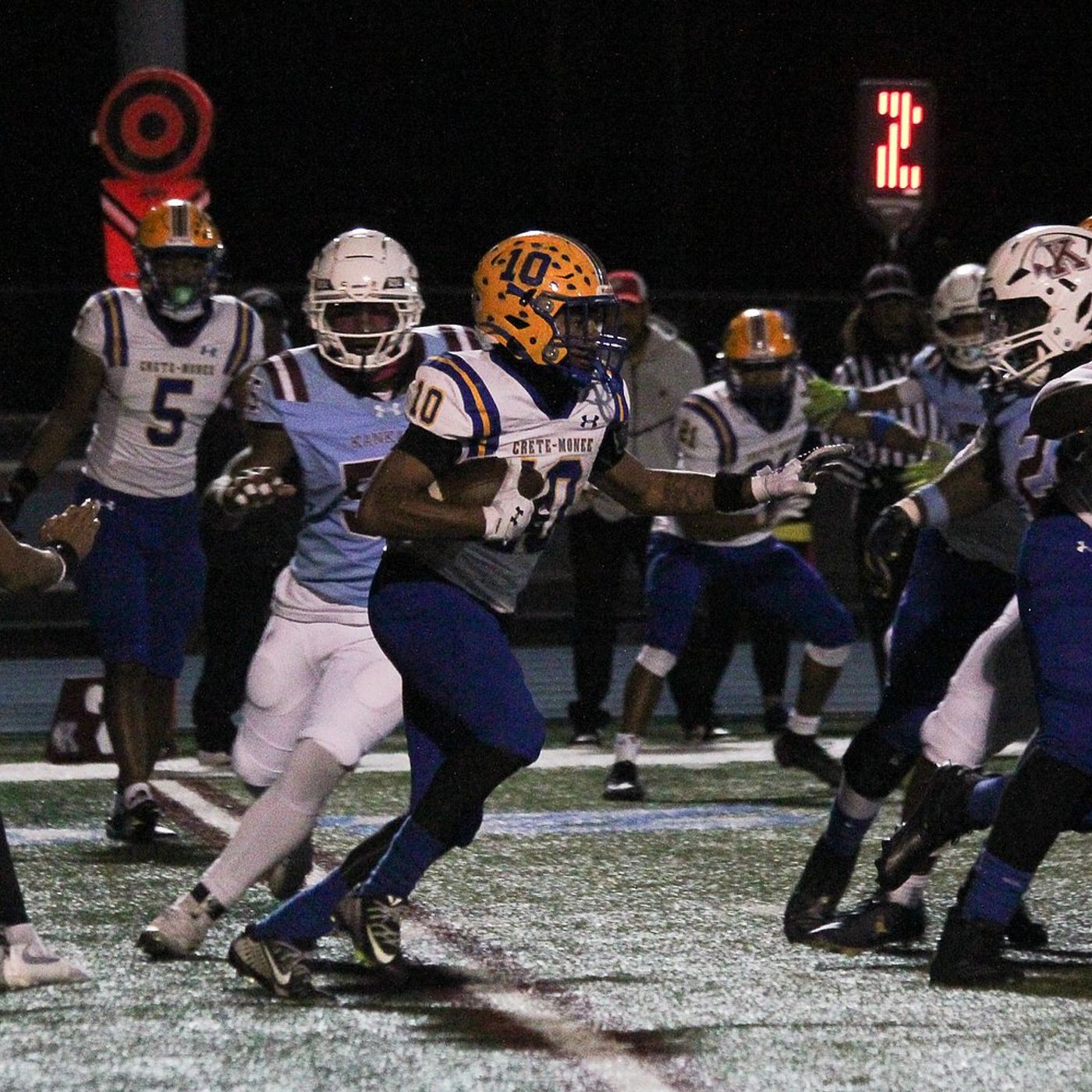 Crete-Monee holds off Kankakee’s late rally to claim Southland title