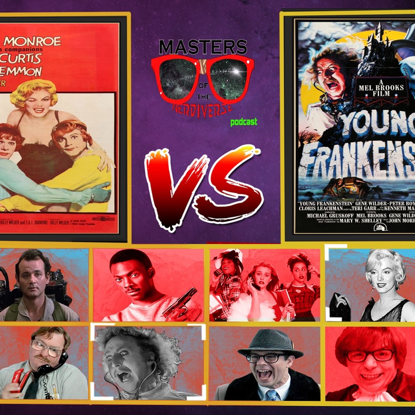 MOTN Random Select: Some Like It Hot (1959) Vs. Young Frankenstein (1974) episode artwork