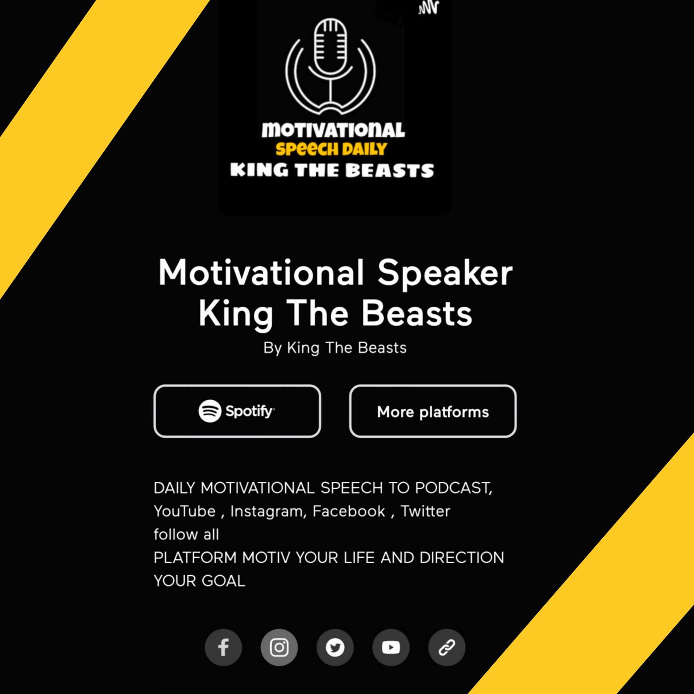𝗞𝗶𝗻𝗴 𝘁𝗵𝗲 𝗯𝗲𝗮𝘀𝘁𝘀 𝗺𝗼𝘁𝗶𝘃𝗮𝘁𝗶𝗼𝗻𝗮𝗹 𝘀𝗽𝗲𝗮𝗸𝗲𝗿 𝗟𝗜𝗦𝗧𝗘𝗡 episode artwork