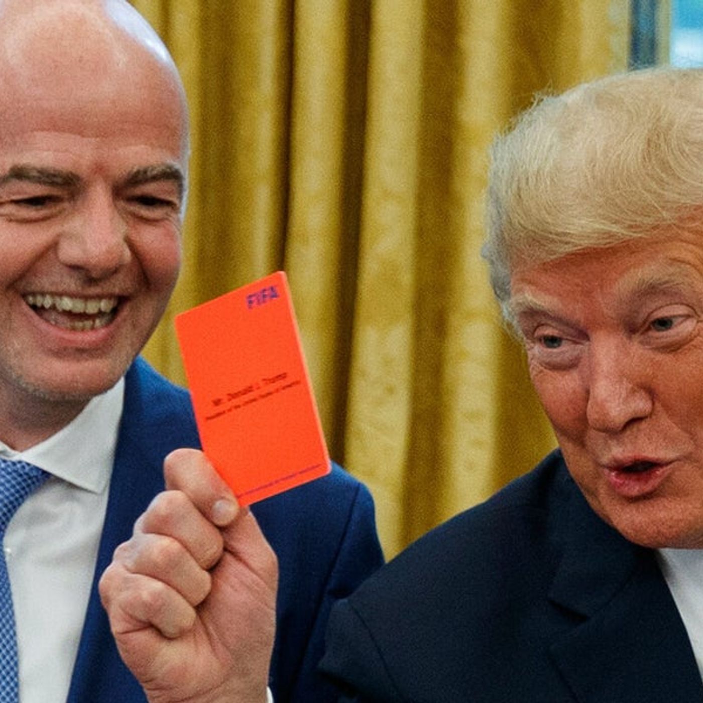Trump Confirms Call to FIFA President Over Red Card episode artwork
