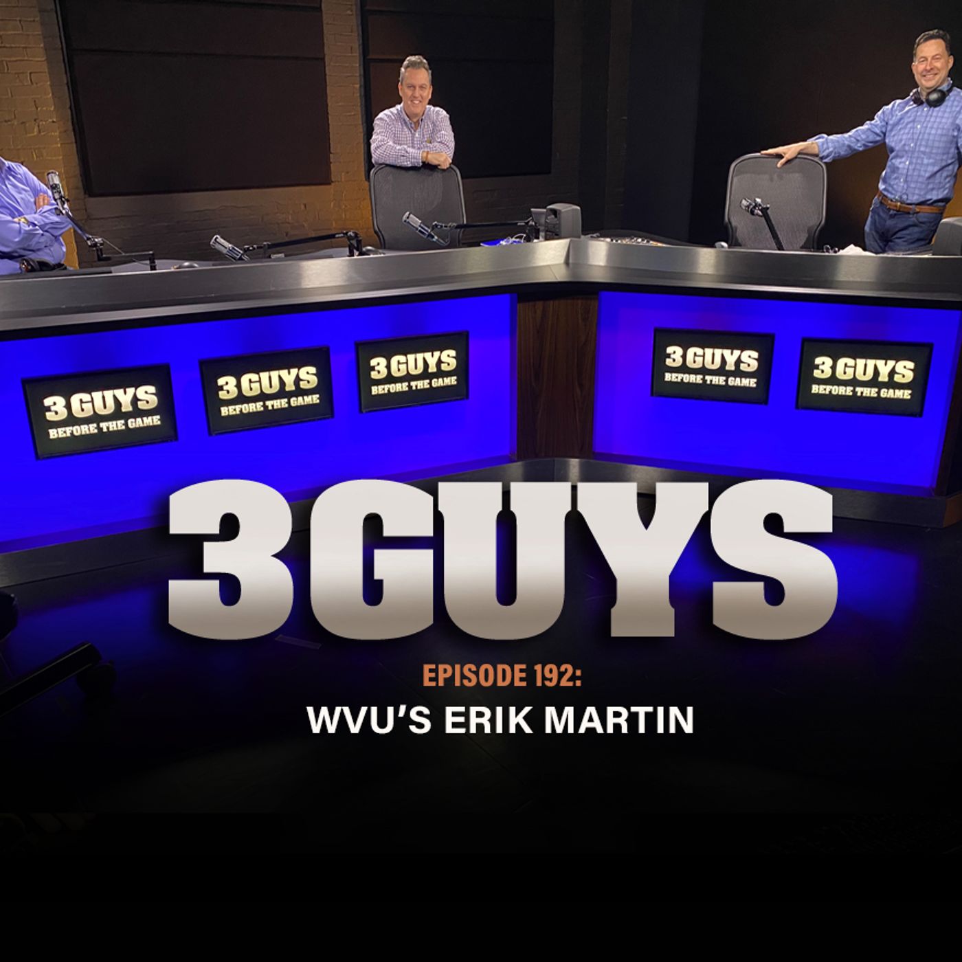 WVU's Erik Martin with Tony Caridi, Brad Howe and Hoppy Kercheval