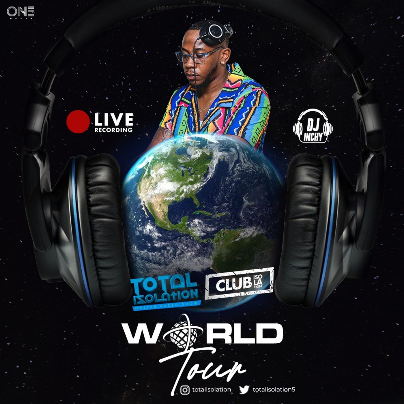 INCHY LIVE ON CLUB ISOLATION WORLD TOUR episode artwork