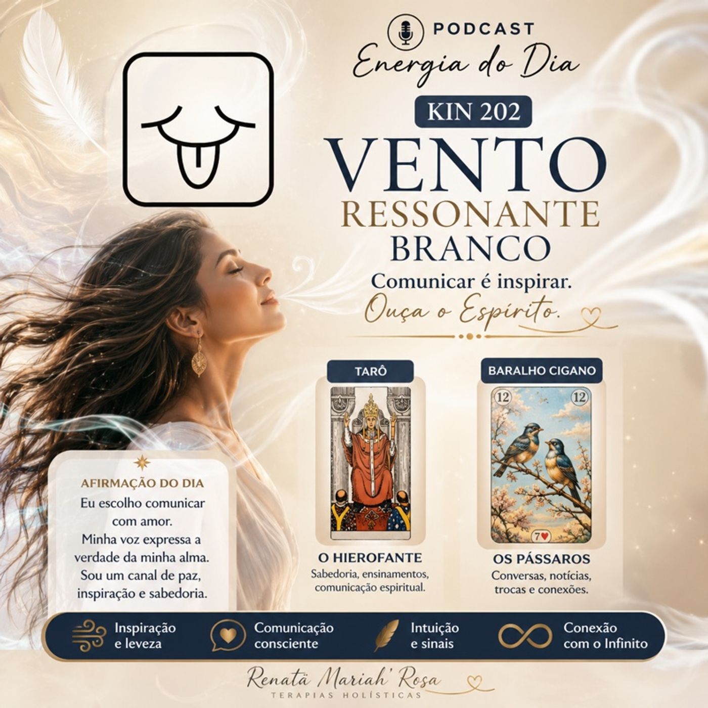 Energia do Dia  Kin 202 – Vento Ressonante Branco episode artwork