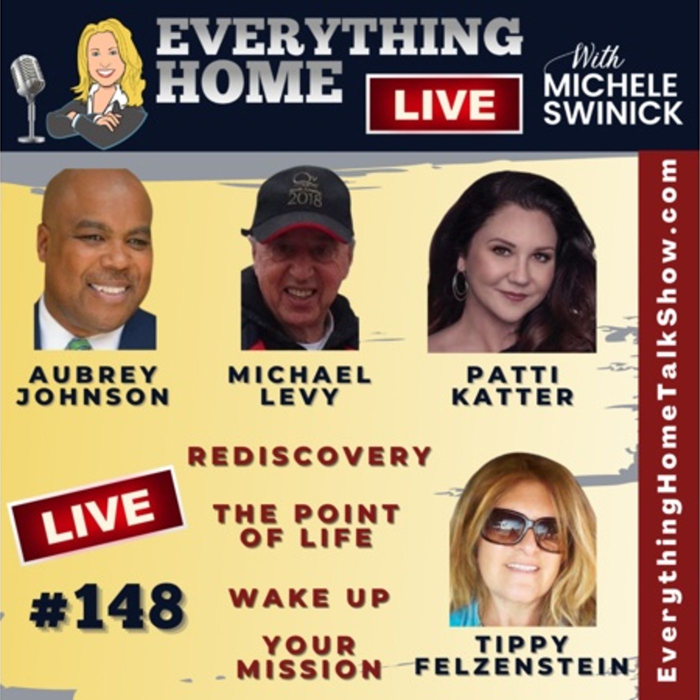 148 LIVE: Rediscovery, The Point Of Life, Wake Up, Your Mission Your Purpose episode artwork