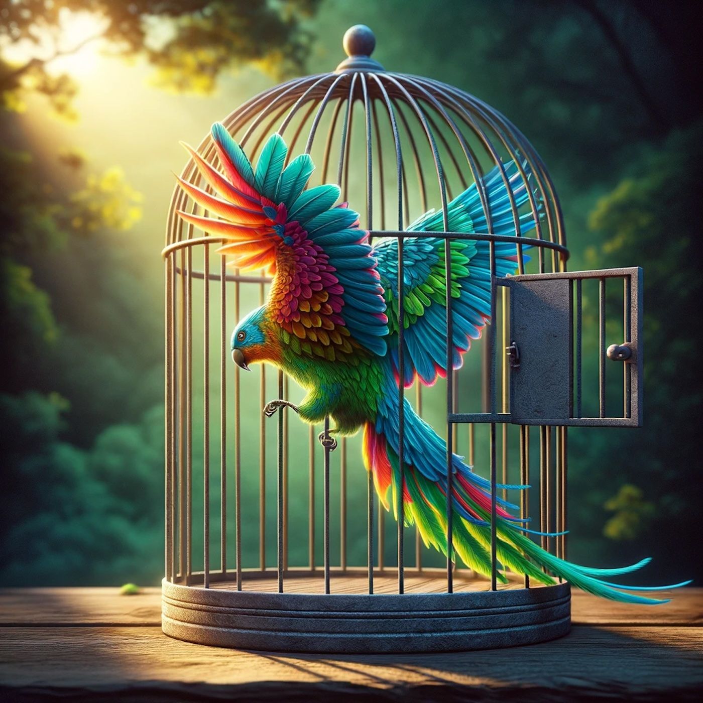 "Some birds aren't meant to be caged. Their feathers are just too bright." episode artwork