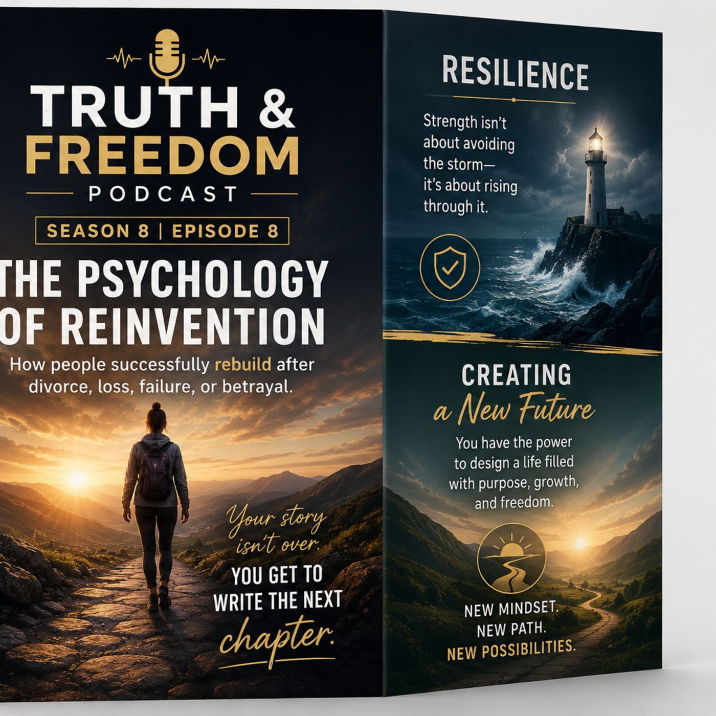 Truth & Freedom Podcast: S 8 Ep 8- The Psychology of Reinvention episode artwork