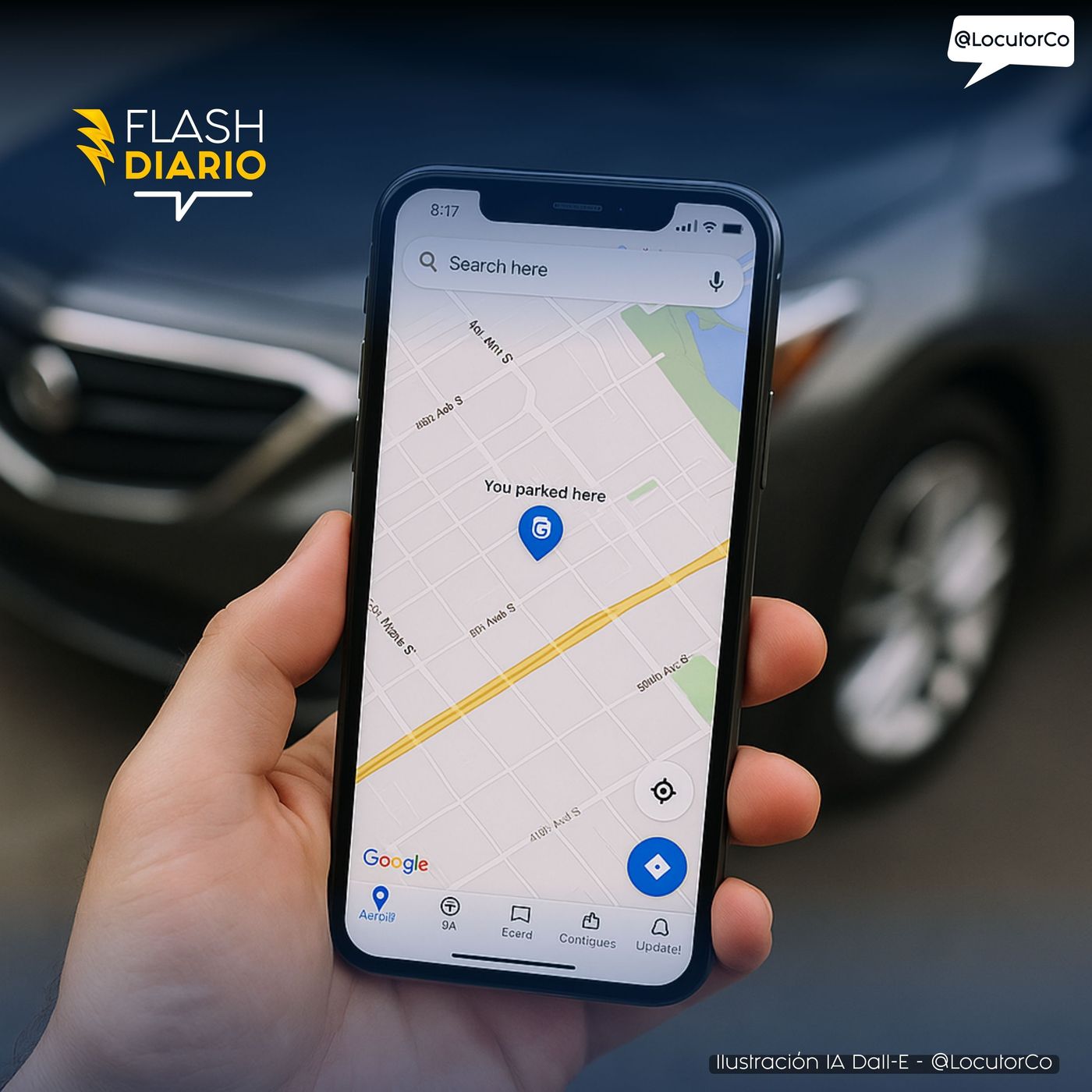 Google Maps ya sabe dónde aparcaste
