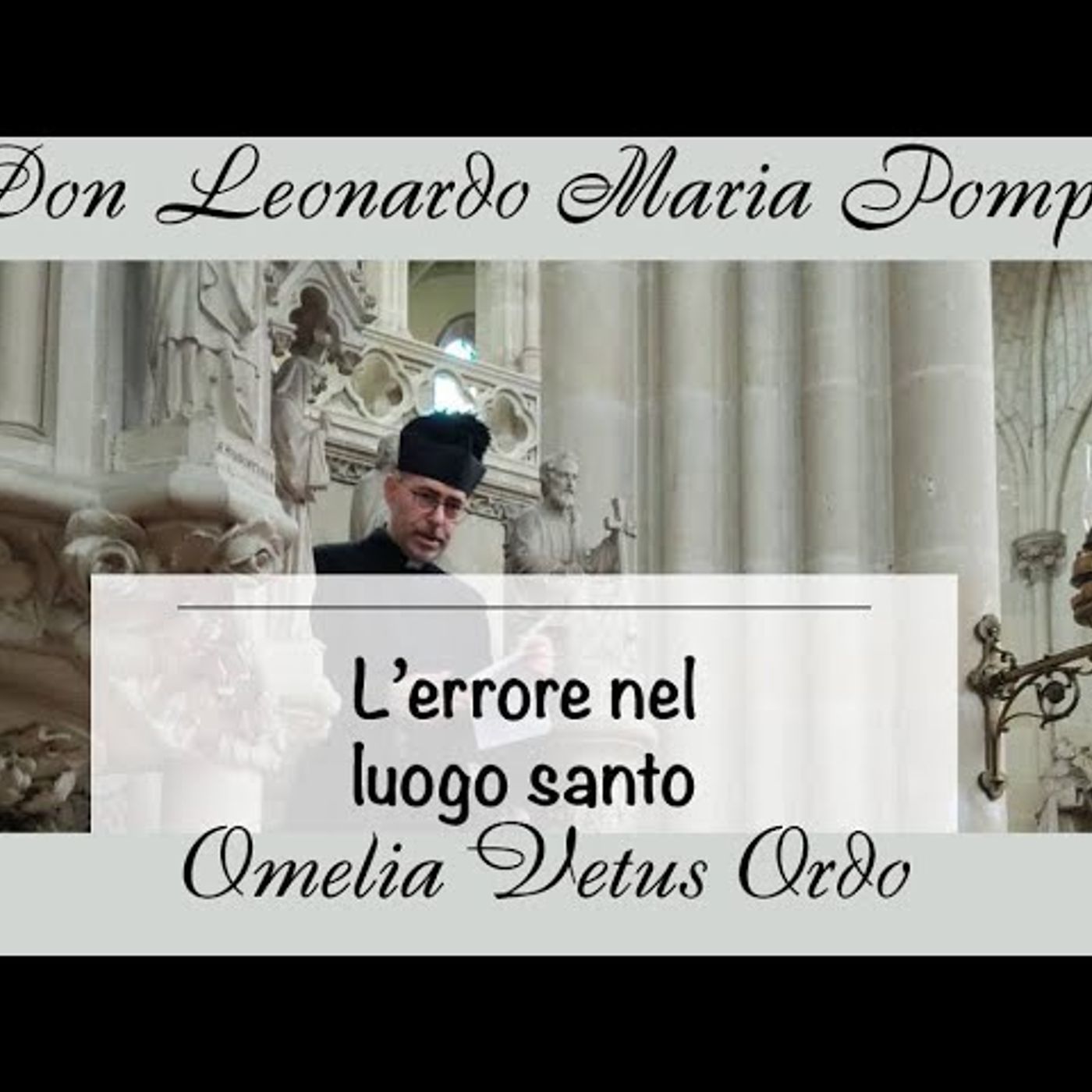 L’errore nel luogo santo