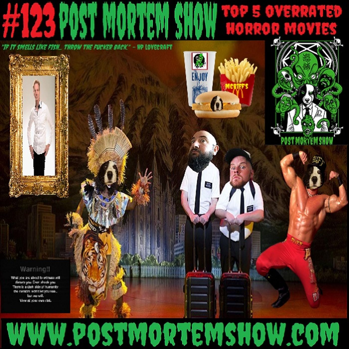 e123 - McBiff's Filet O' Buff Mormons (Top 5 Overrated Horror Movies)