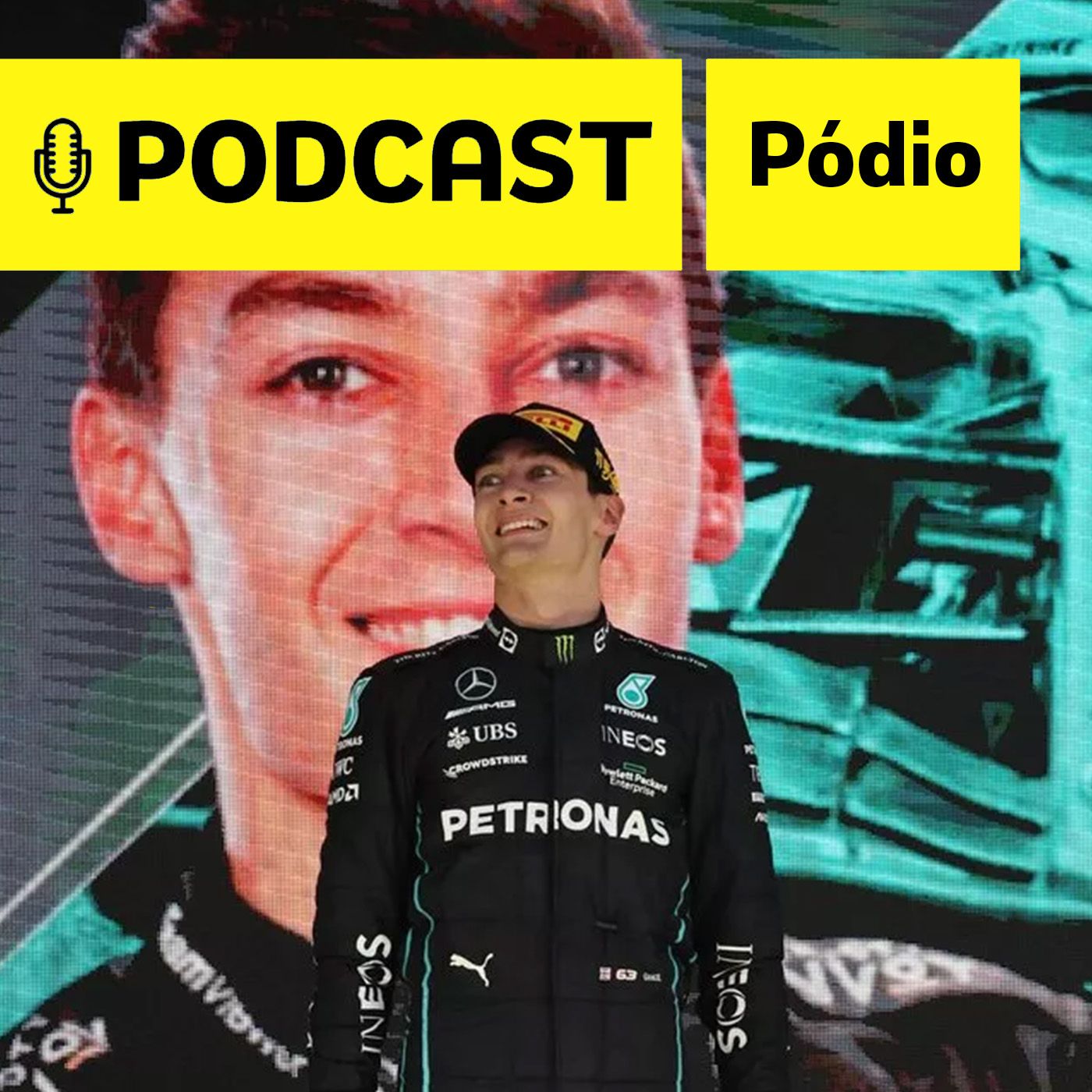 Podcast Pódio - Russell vence pela 1ª vez, enquanto Verstappen e Hamilton revivem treta em GP no Brasil! F1 2022 episode artwork
