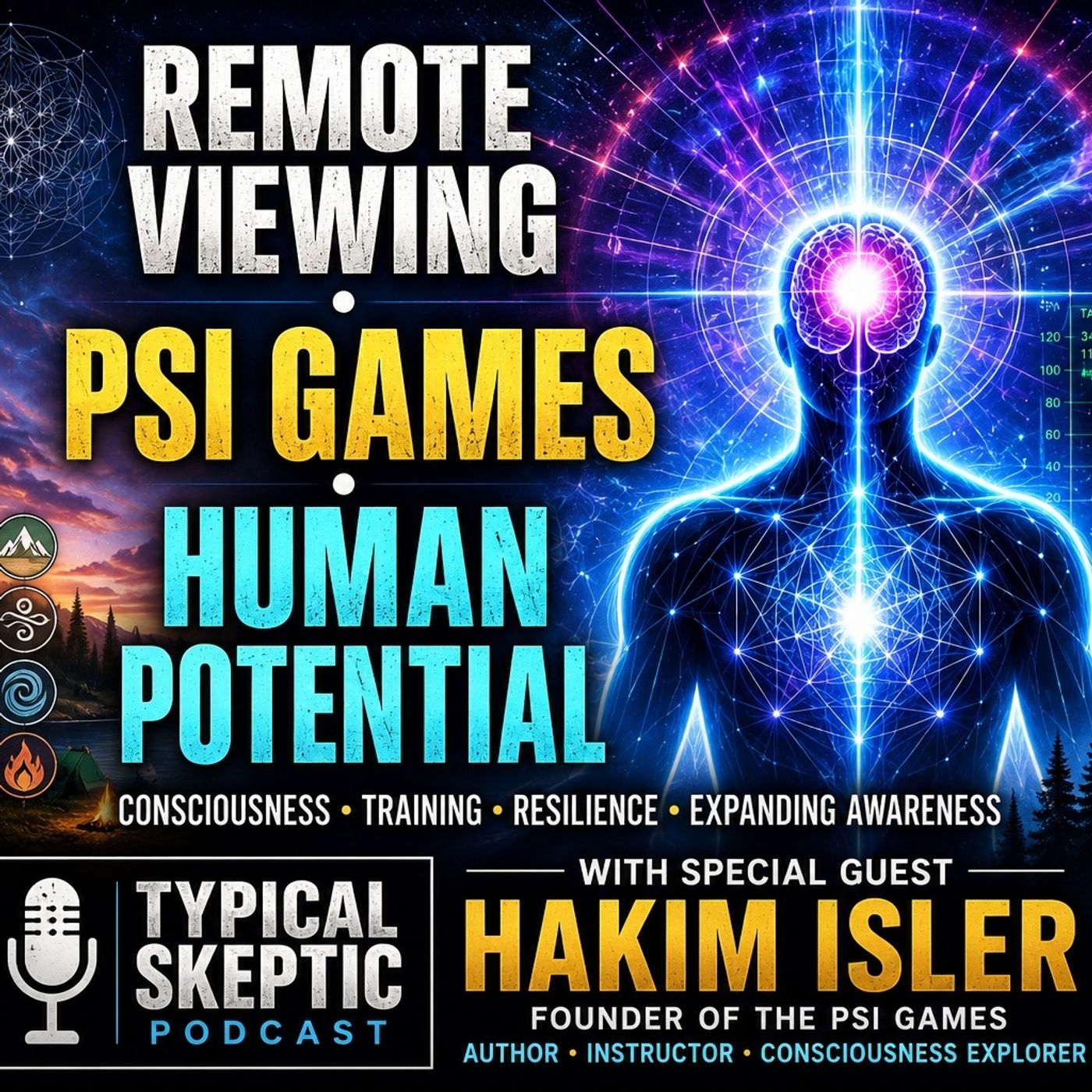 Psi Games, Remote Viewing, Mind Sight & Human Potential | Hakim Isler | Typical Skeptic #2728 episode artwork