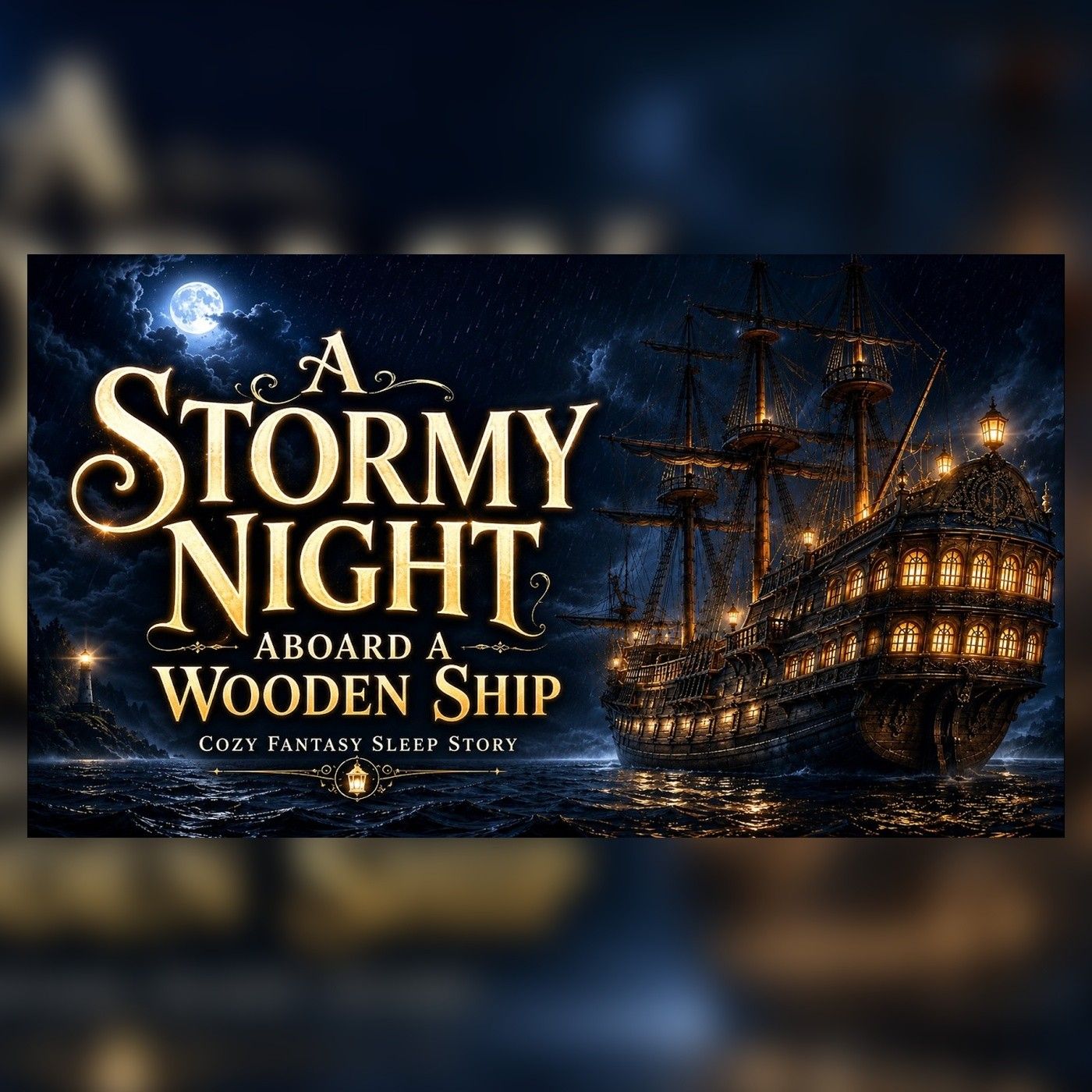 A Stormy Night on the Wooden Ship | Cozy Fantasy Bedtime Story episode artwork