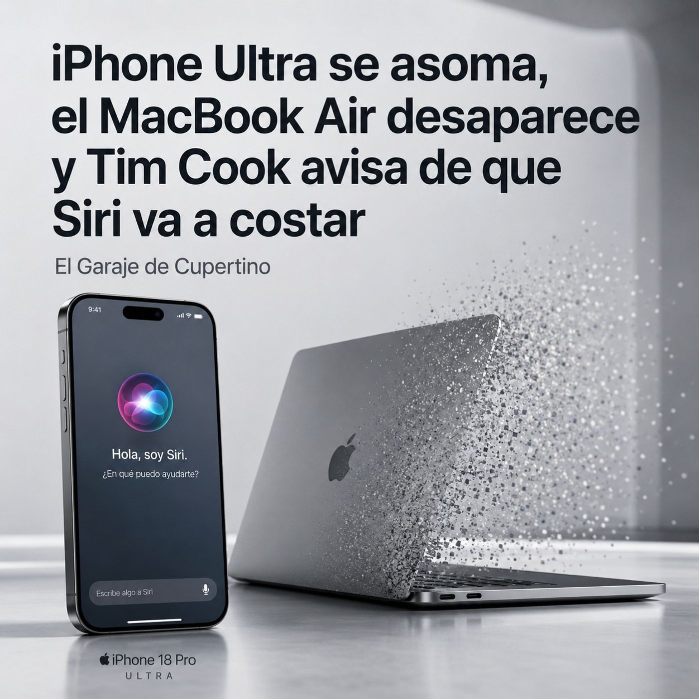 iPhone Ultra se asoma, el MacBook Air desaparece y Tim Cook avisa de que Siri va a costar episode artwork