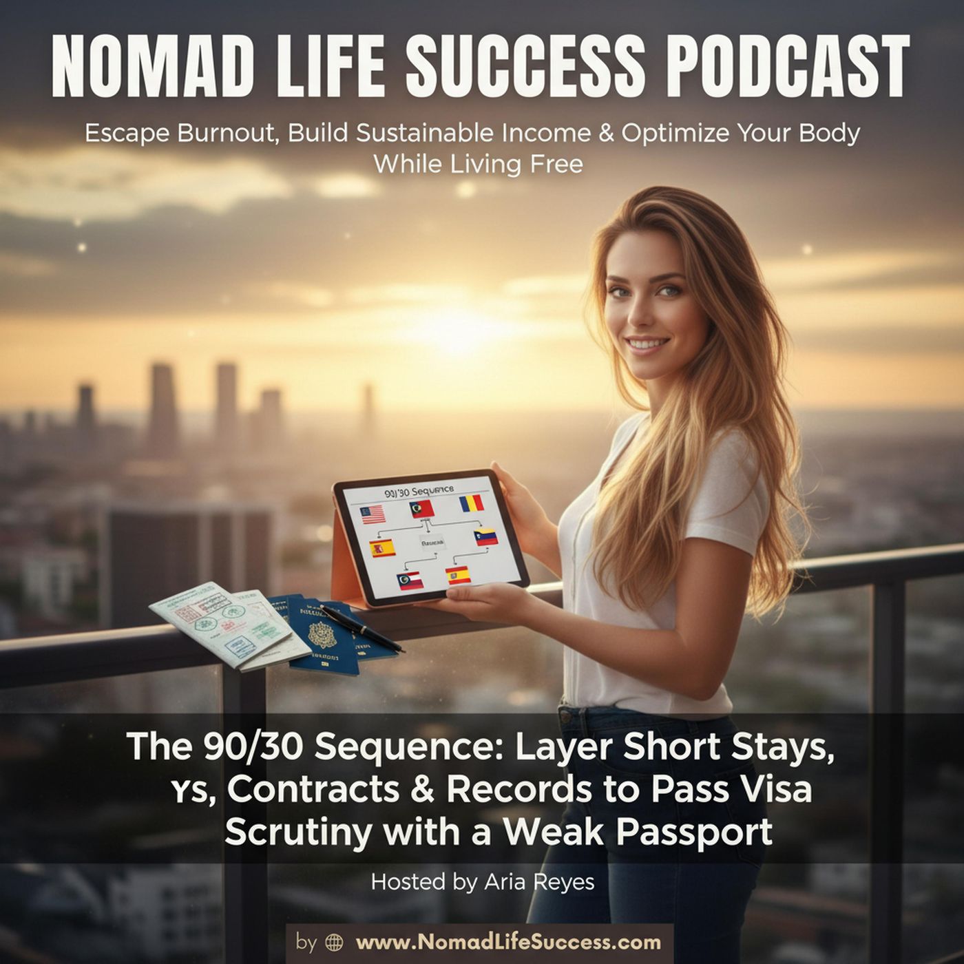 The 90/30 Sequence: Layer Short Stays, Contracts & Records to Pass Visa Scrutiny with a Weak Passport episode artwork