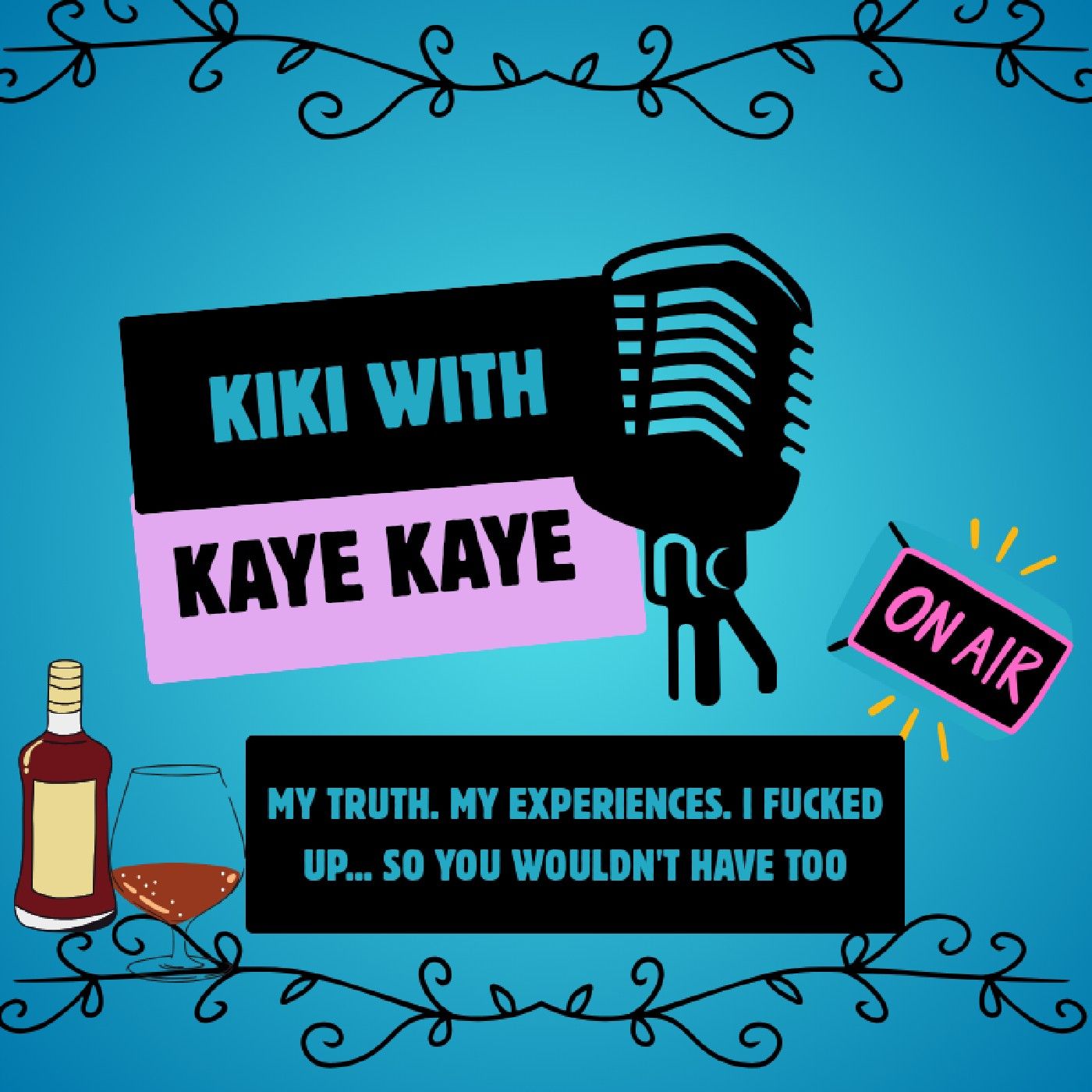 KiKiwithKayeKaye Nite Cap podcast artwork