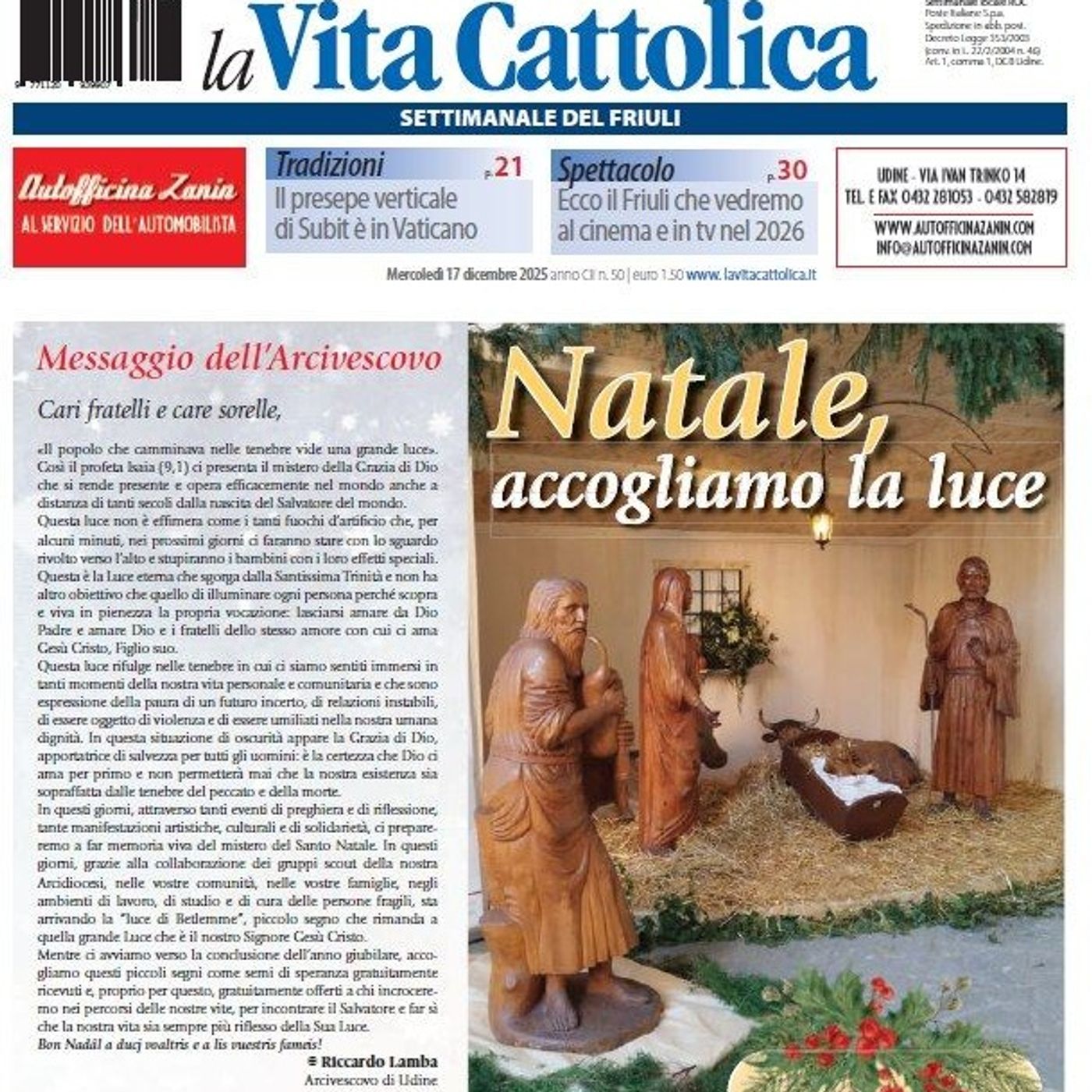 La Vita Cattolica in edicola del 17/12/2025 episode artwork