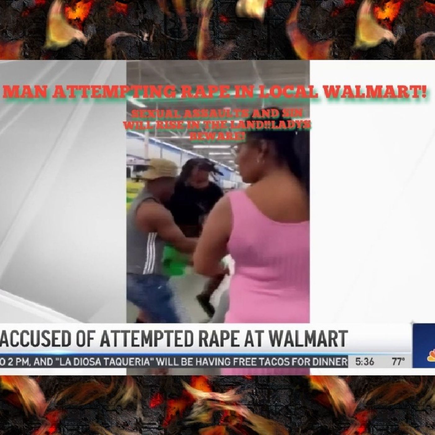 MAN ATTEMPTING RAPE IN THE MIDDLE OF WALMART!😱(SEXUAL ASSAULTS AND SIN WILL INCREASE AS WE HEAD TOWARDS JUDGMENT DAY!) episode artwork