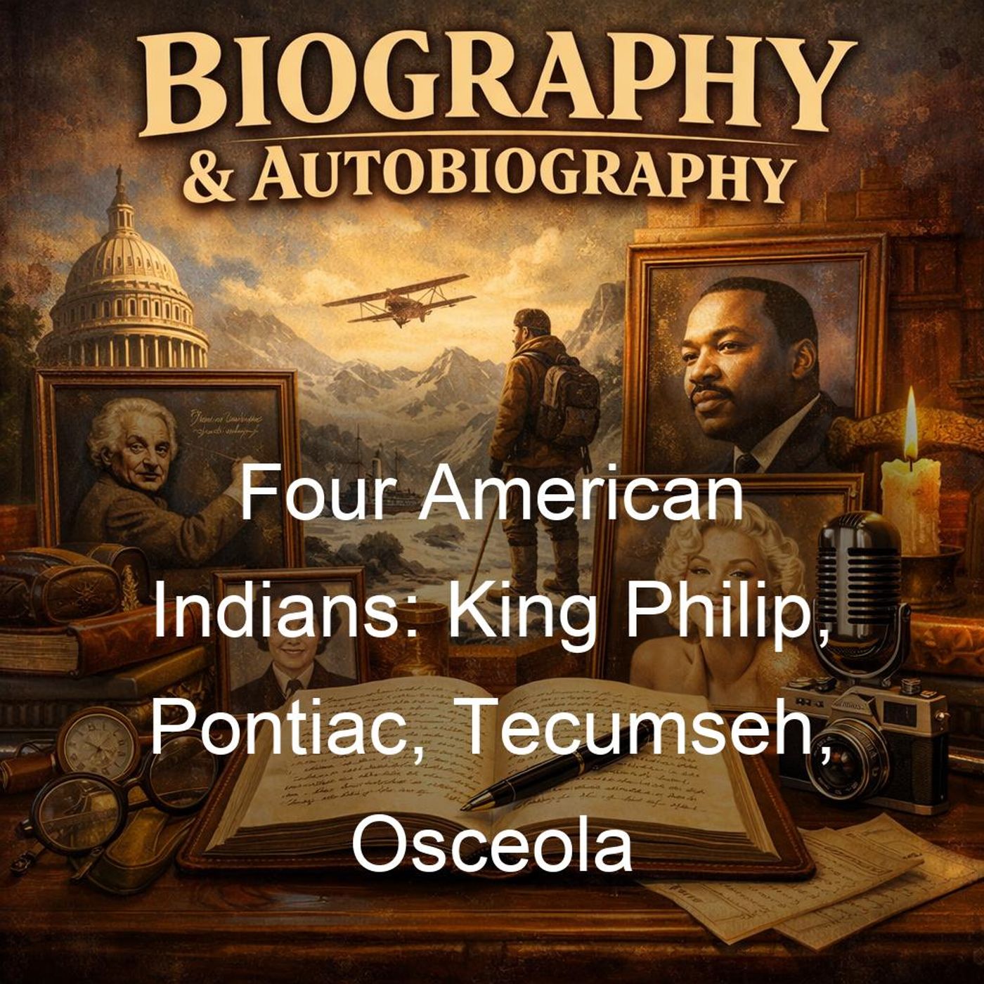 Four American Indians: King Philip, Pontiac, Tecumseh, Osceola
