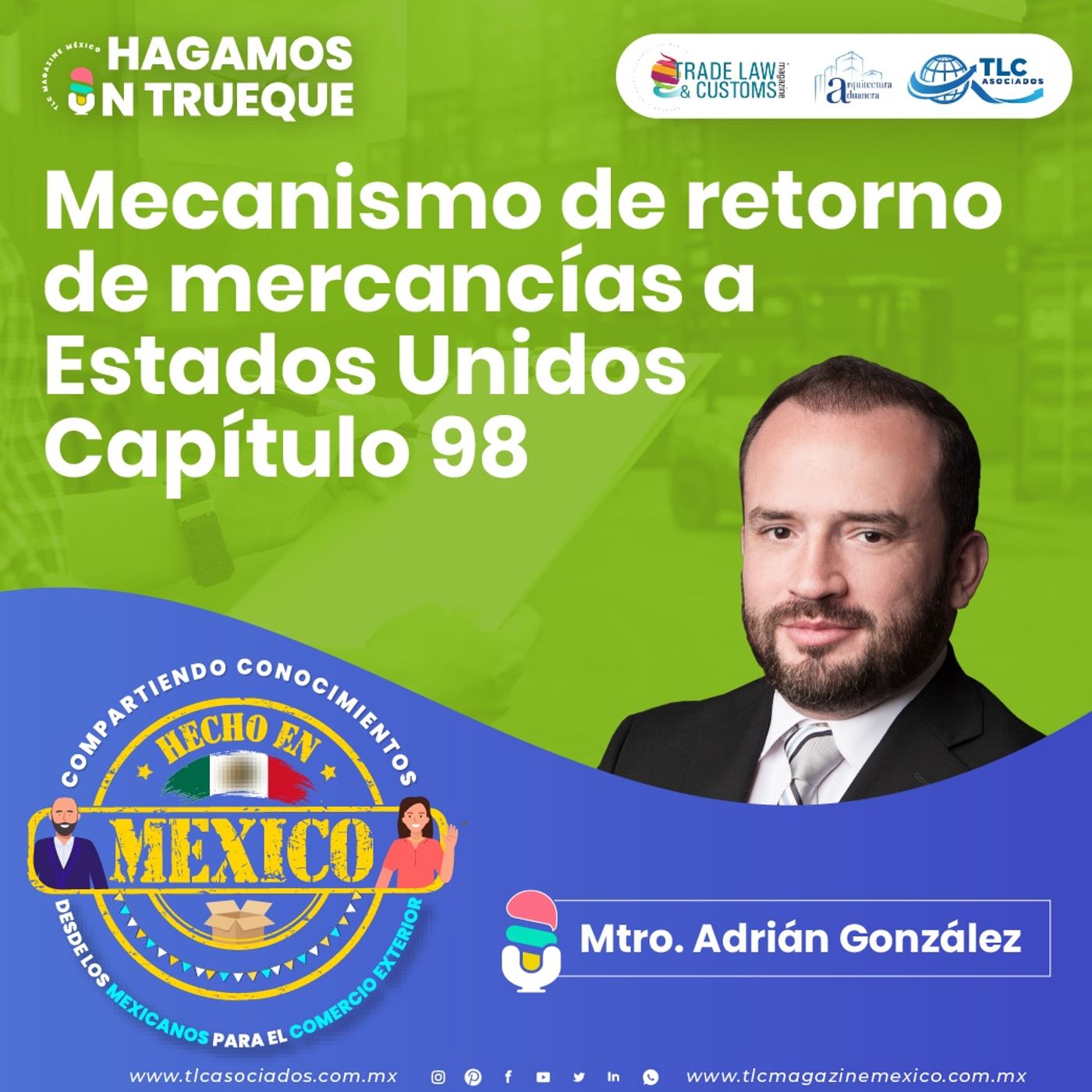 Episodio 250. Mecanismos de retorno de mercancías a Estados Unidos Capítulo 98 episode artwork