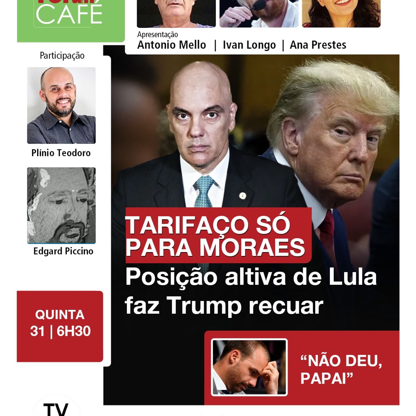 Trump dá 50% em tarifas para o Brasil, mas retira 700 produtos da lista. Casa Branca sanciona Xandão